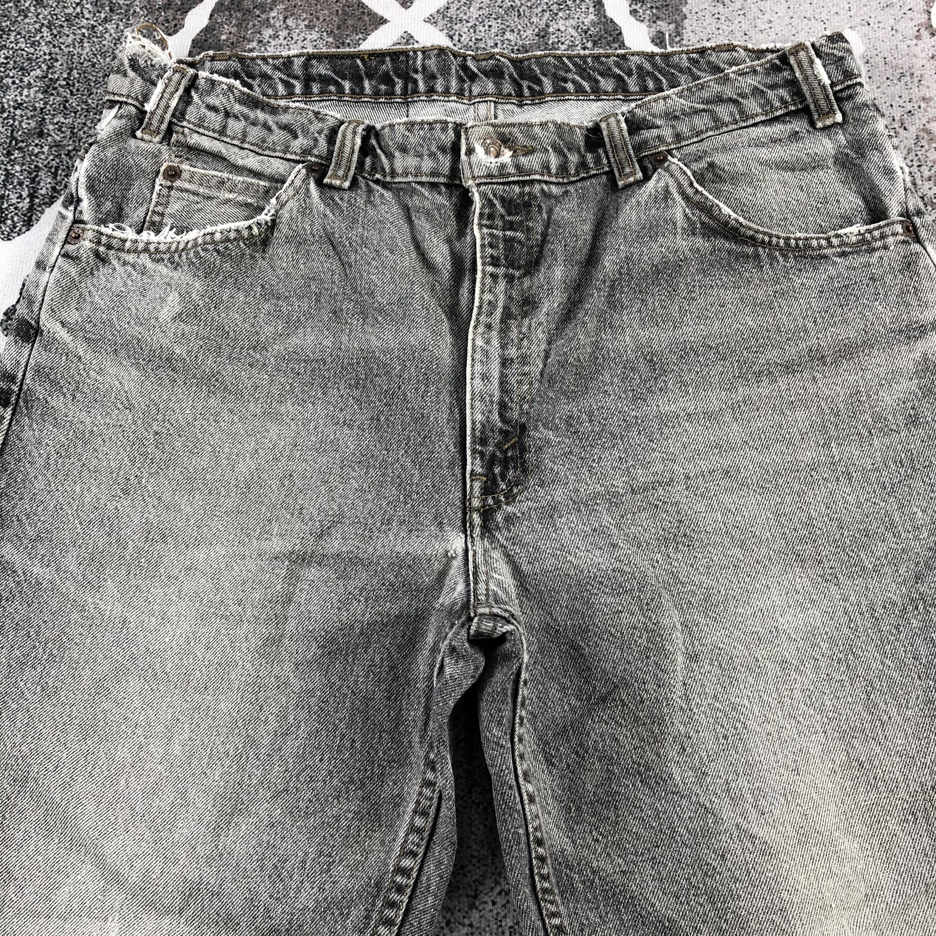 Levi's Vintage 90s Levis 631 Jeans Faded Gray Denim KJ1017 Size US 36 / EU 52 - 3 Thumbnail