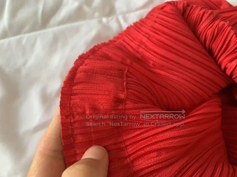 Issey Miyake Issey Miyake size:3 Red Pants Size 22" - 7 Thumbnail