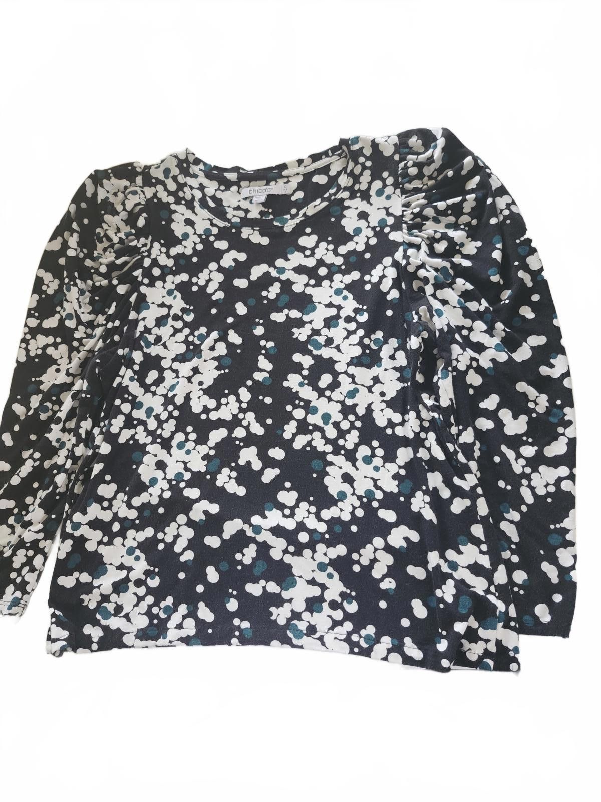 Chicos Chicos Lady Gaga knit blouse Size ONE SIZE - 1 Thumbnail