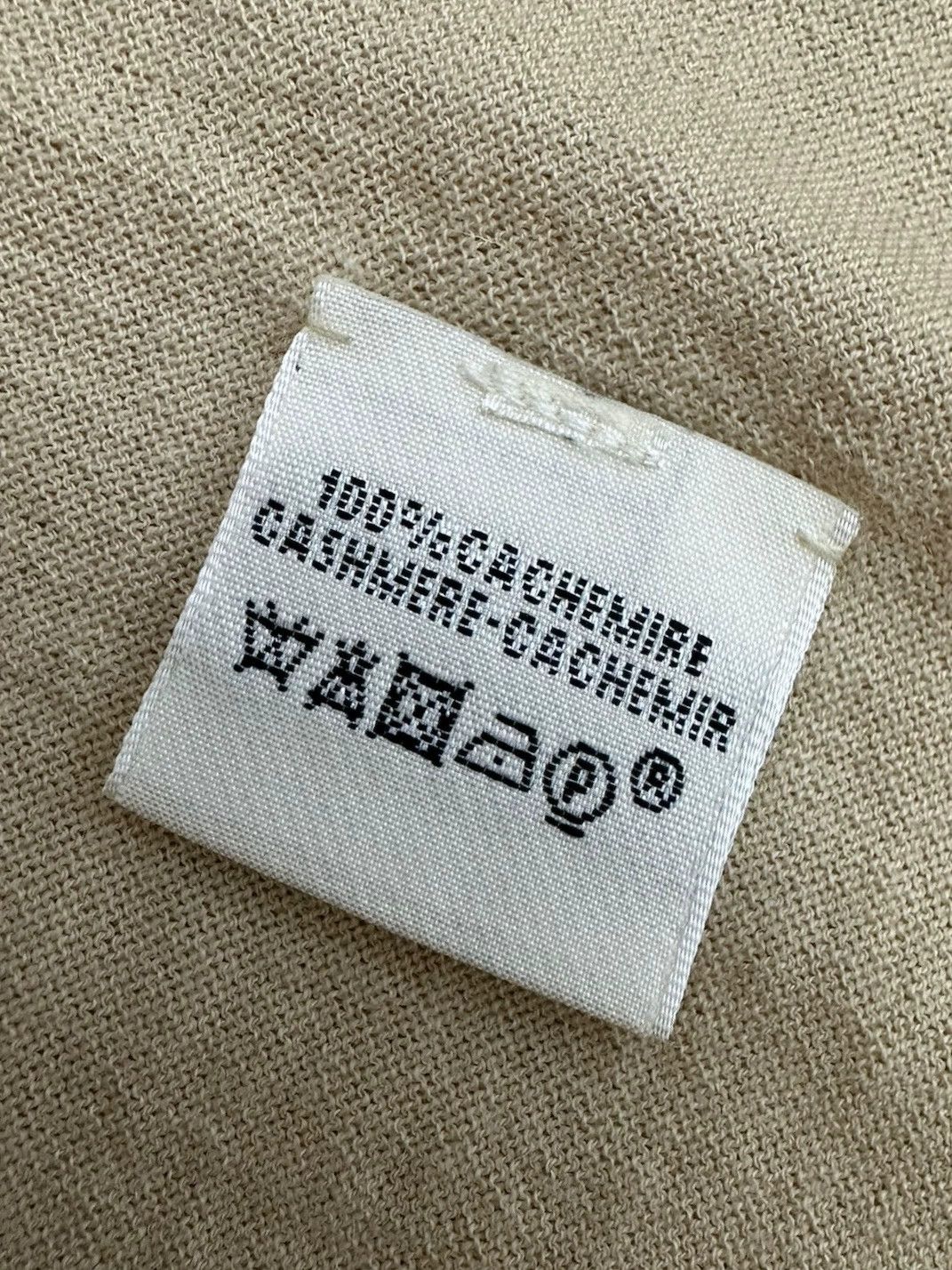 Hermes HERMES JPG h-embroidered cashmere cardigan women's tan Size M / US 6-8 / IT 42-44 - 9 Thumbnail
