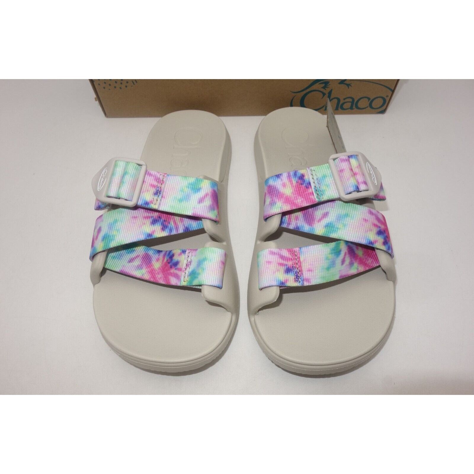Chaco NEW Chaco Chillos Slide Light Tie Dye Comfort Sandals Slides Size US 6 / IT 36 - 7 Thumbnail