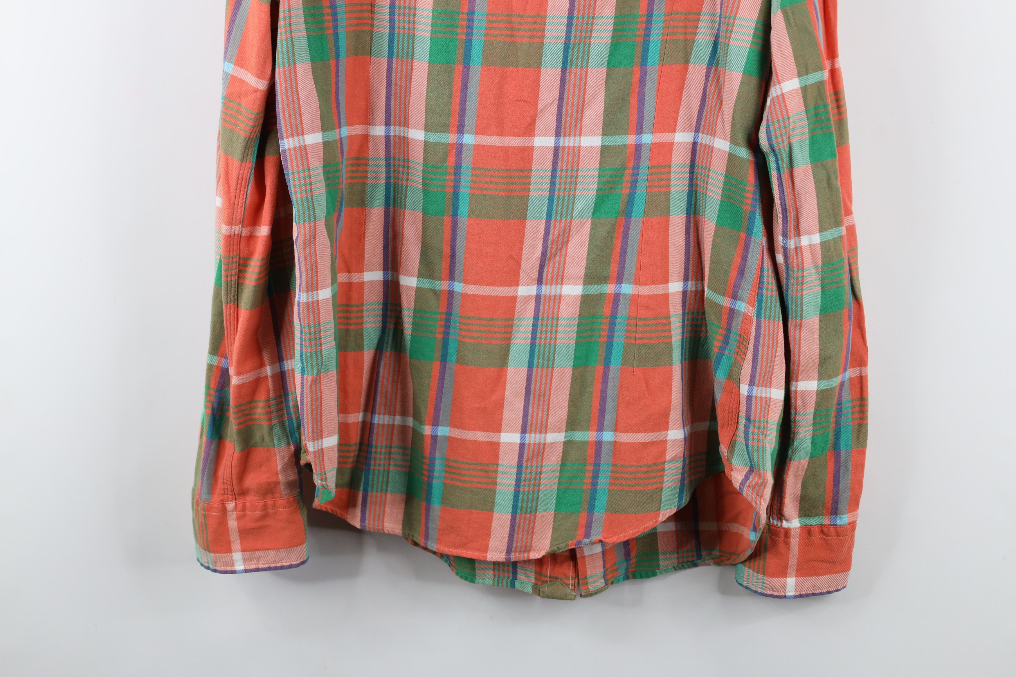 Ralph Lauren × Vintage Vintage Ralph Lauren Custom Flannel Collared Button Shirt Size US L / EU 52-54 / 3 - 7 Thumbnail