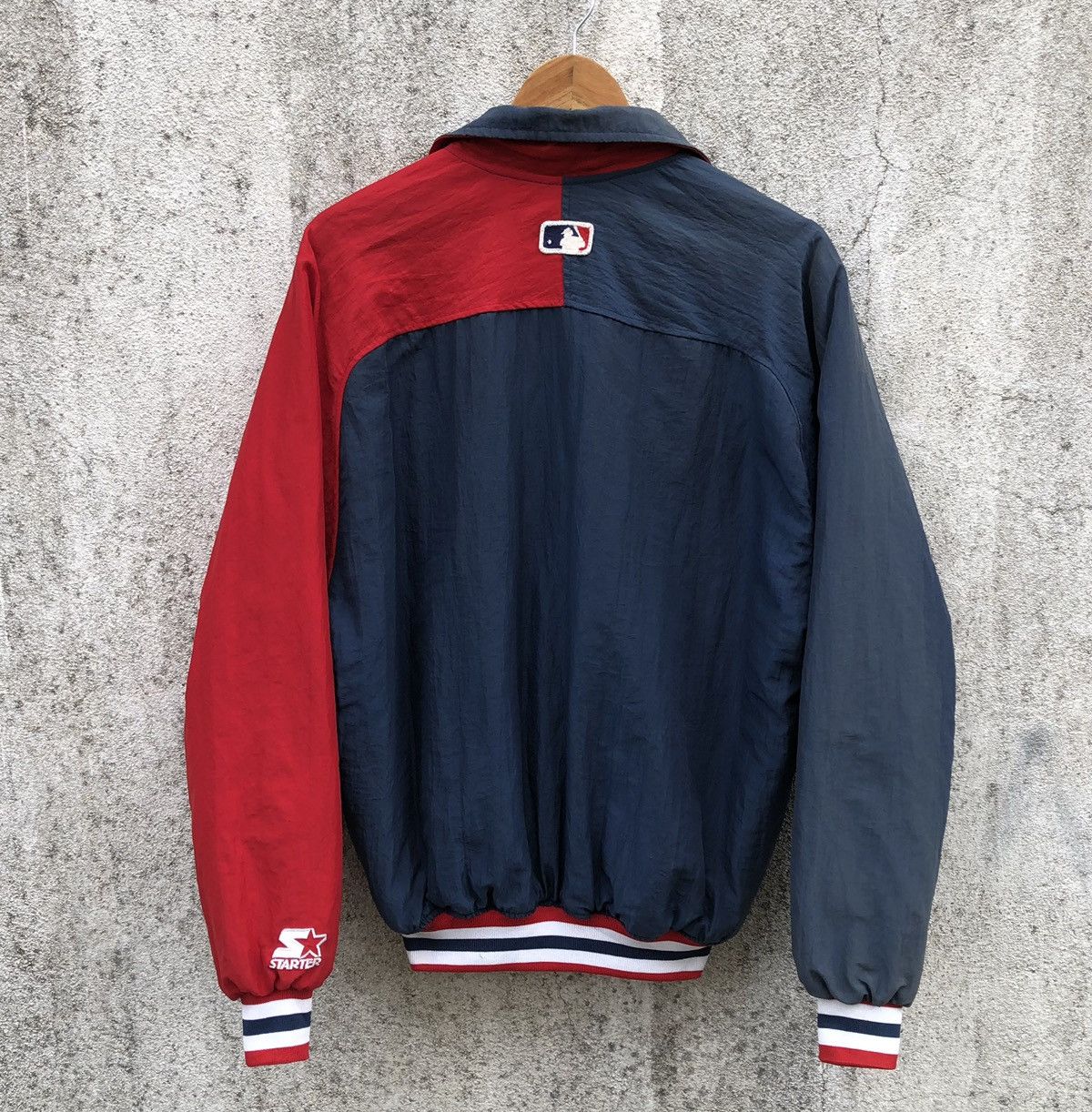 Starter Vintage 90’s STARTER CLEVELAND INDIANS Bomber Jacket Size US M / EU 48-50 / 2 - 4 Thumbnail