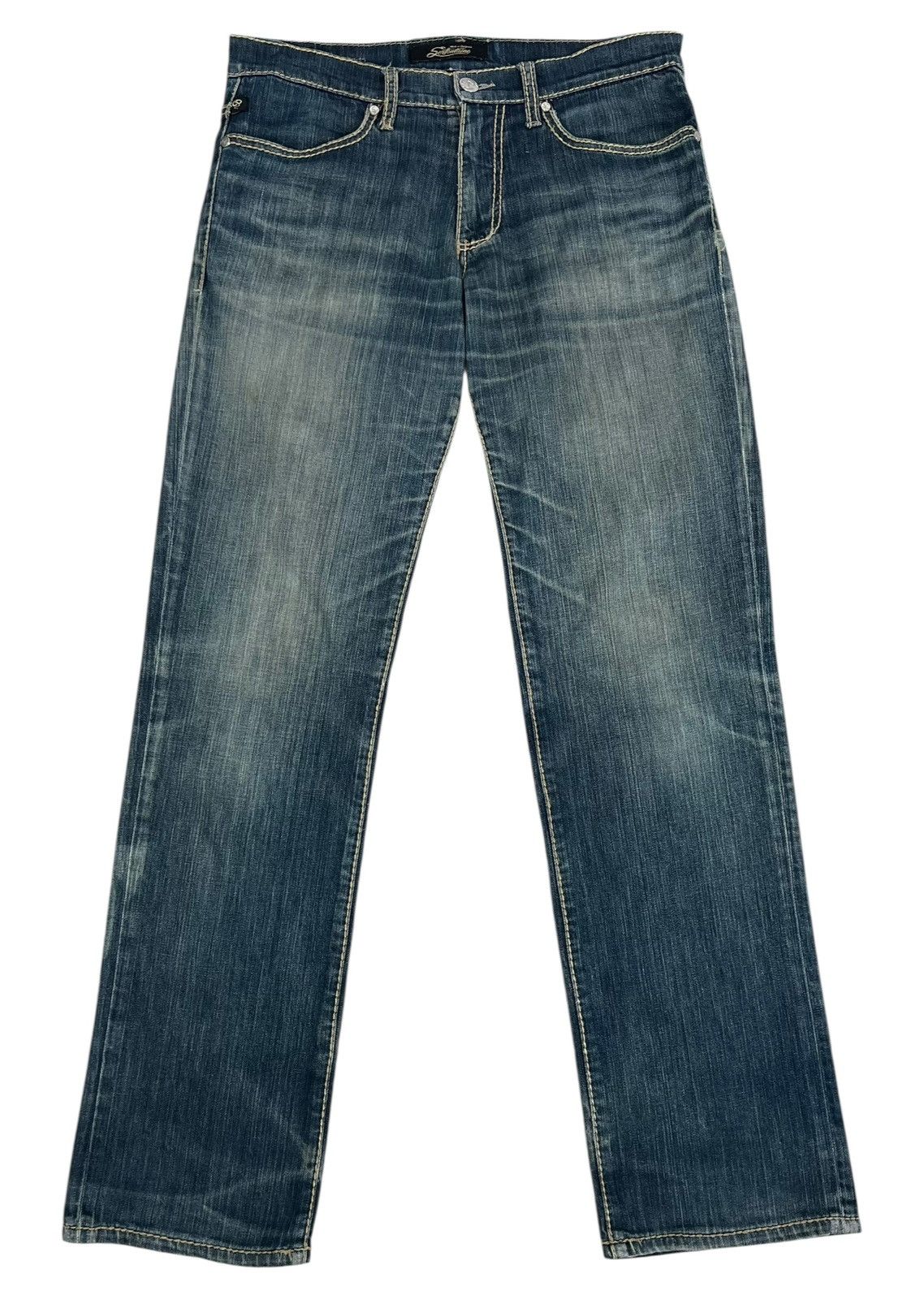 Abercrombie & Fitch California Serfontaine Distressed Jeans Size US 32 / EU 48 - 1 Thumbnail