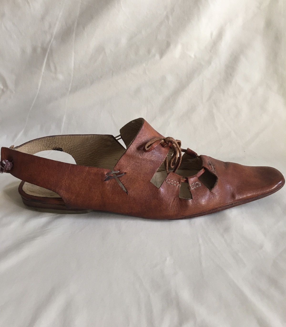 Marithe + Francois Girbaud Marithe Francois Girbaud Vintage Brown Leather Mules Shoes Size US 8 / IT 38 - 5 Thumbnail