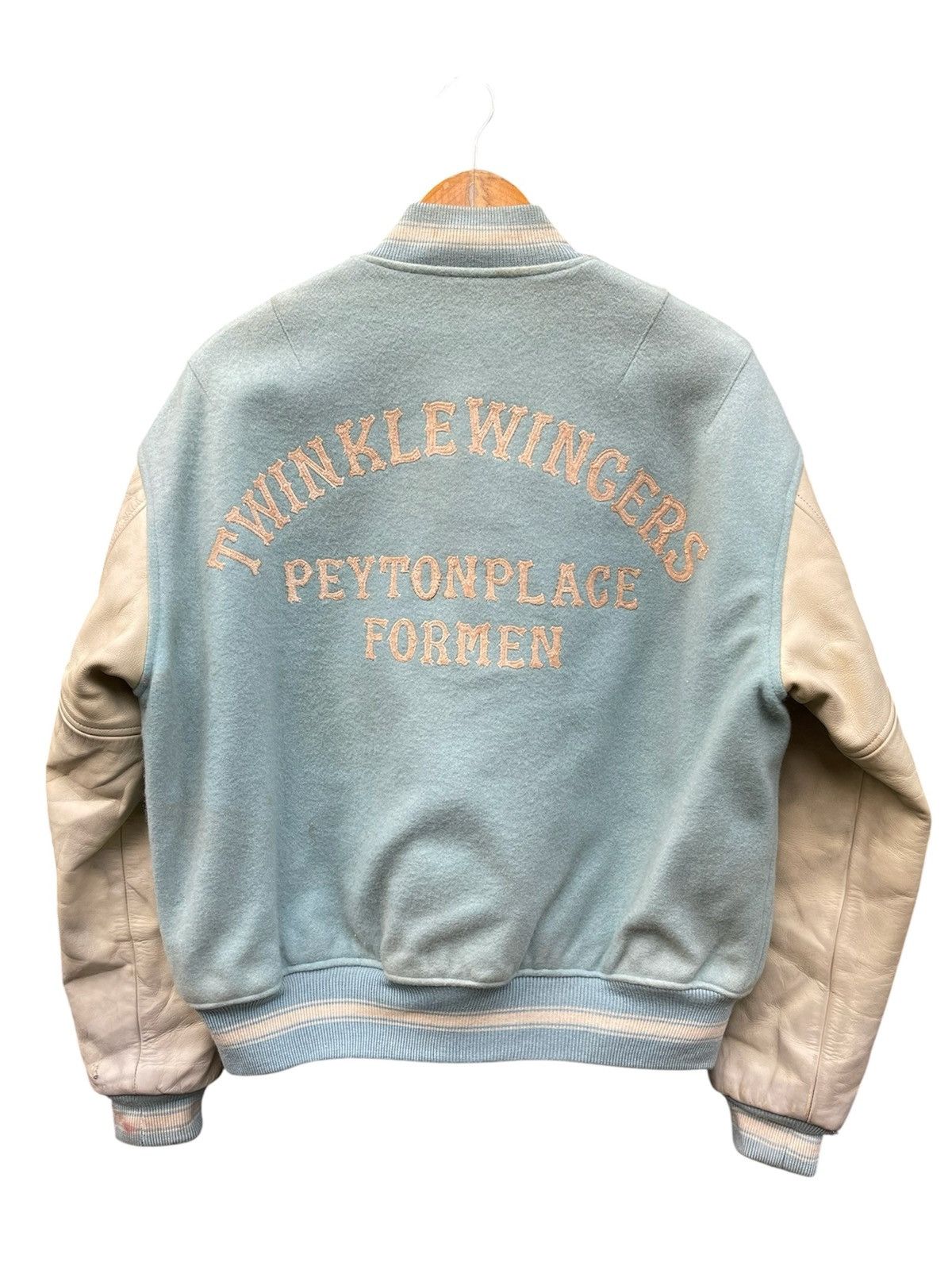 PPFM Vintage PPFM Peyton Place Varsity Jacket Leather Sleeve Size US M / EU 48-50 / 2 - 2 Thumbnail
