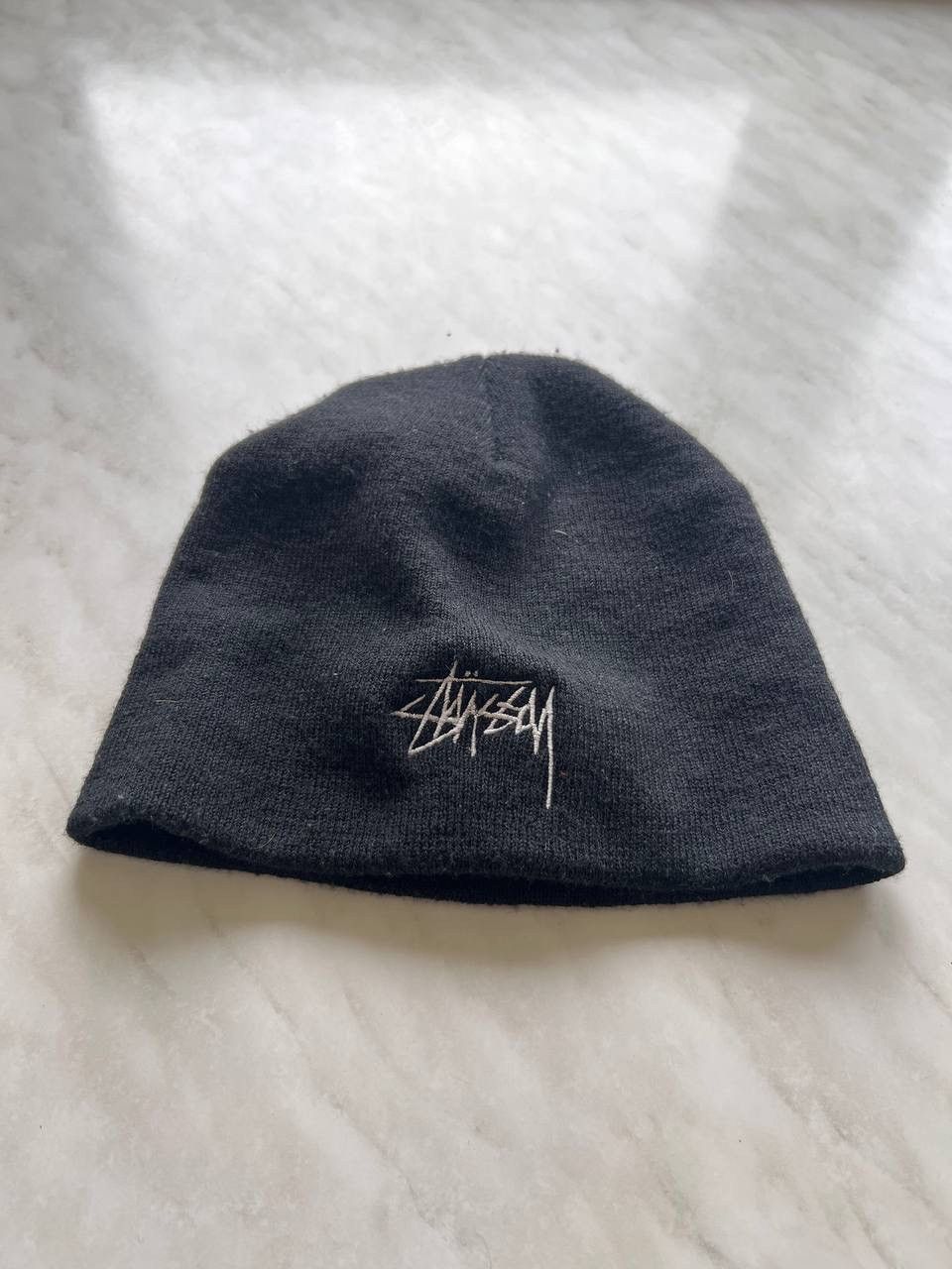 Stussy 90s Vintage Stussy Black Beanie Hat Graffiti logo Size ONE SIZE - 1 Thumbnail