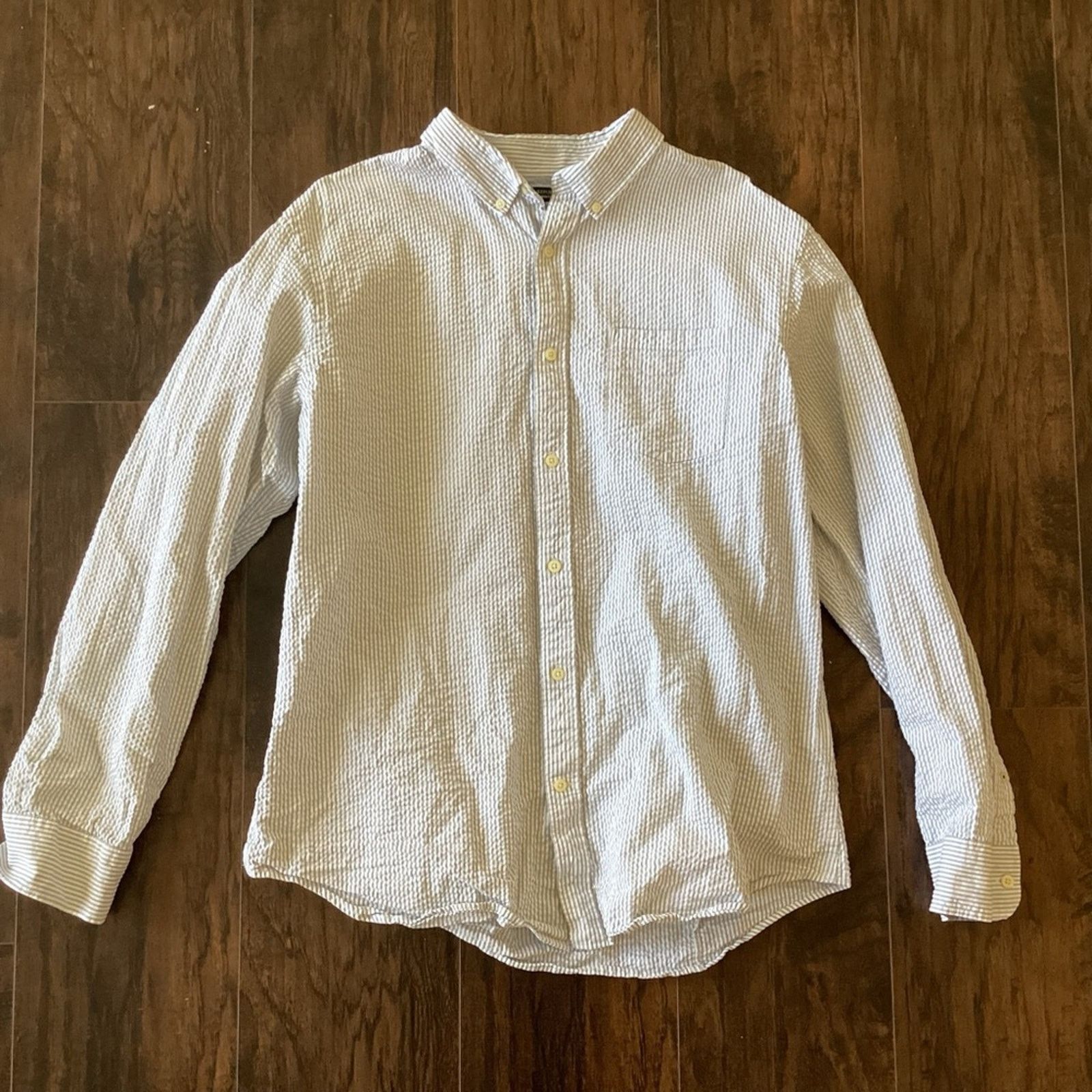 Banana Republic Banana Republic Tailored Slim Fit Button Down Size US XL / EU 56 / 4 - 2 Thumbnail