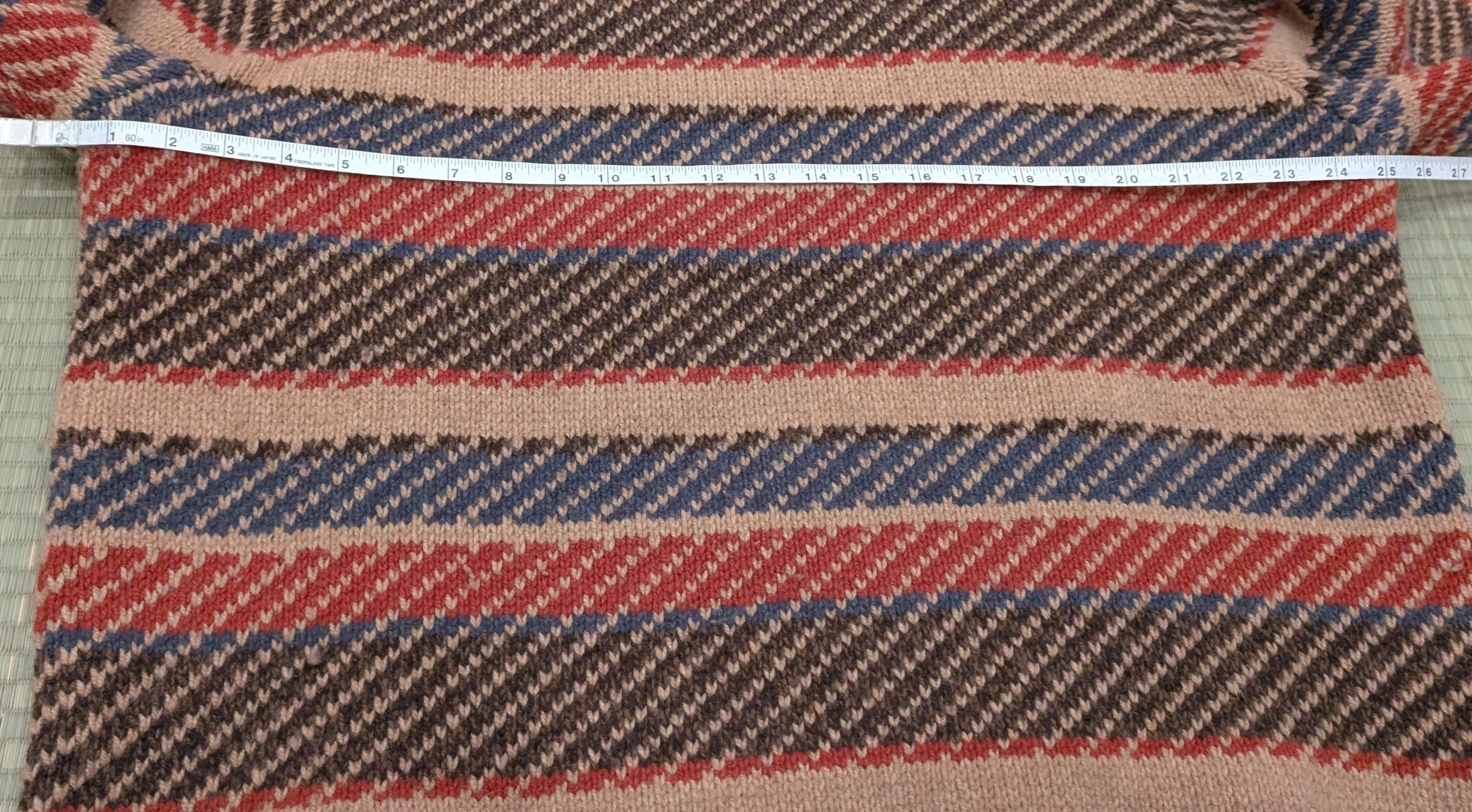L.L. Bean L.L. Bean 100% Ragg Wool Fair Isle Crew Neck Sweater Size US L / EU 52-54 / 3 - 5 Thumbnail