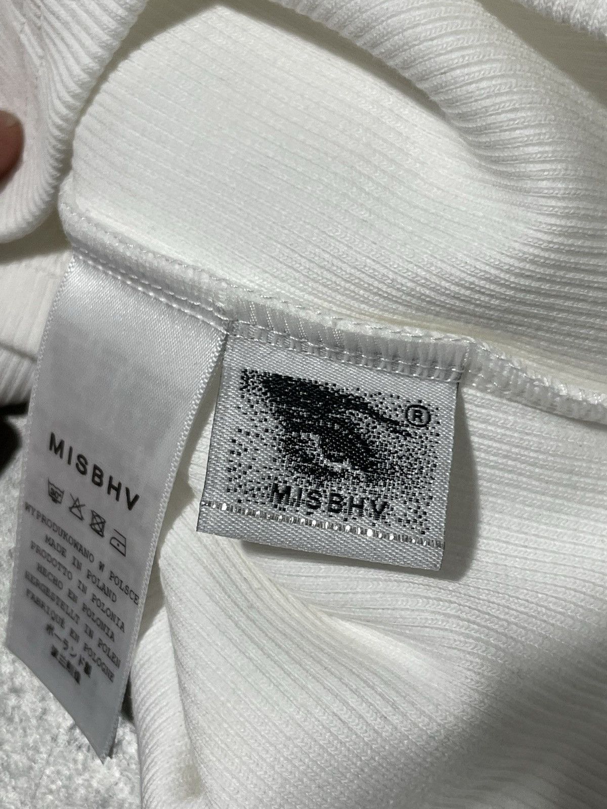 Misbhv misbhv tanktop archive blanc blank Size US XS / EU 42 / 0 - 8 Thumbnail
