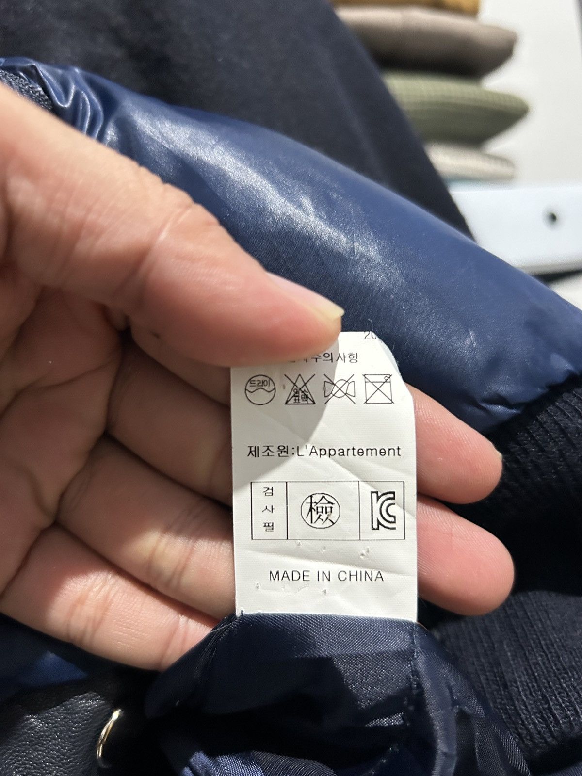 Other L’APPARTEMENT Melton Mixed Fabric blouson inspiration Sacai Size US L / EU 52-54 / 3 - 7 Thumbnail