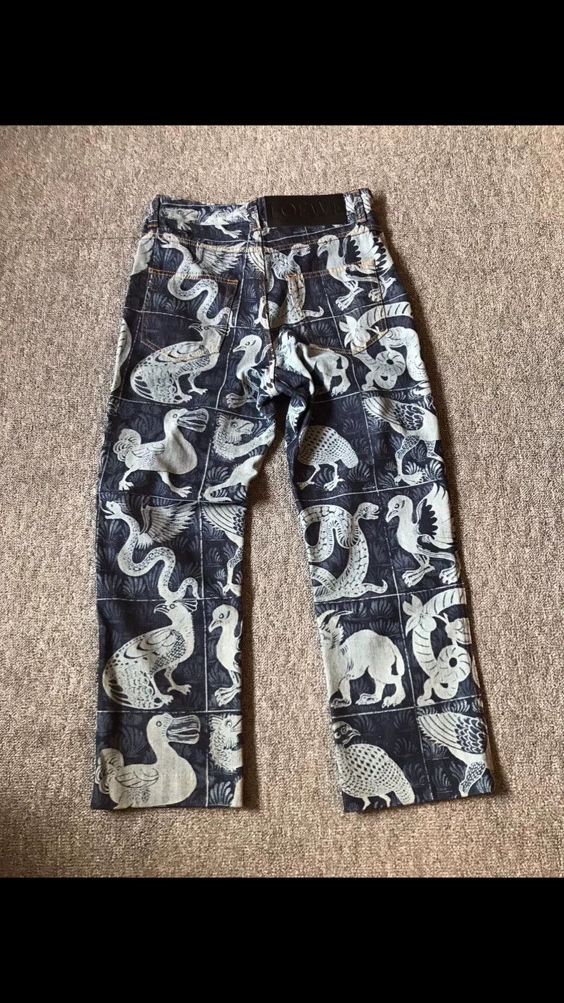 Loewe LOEWE Partridge pattern casual pants Size 24" / US 00 / IT 34 - 2 Thumbnail