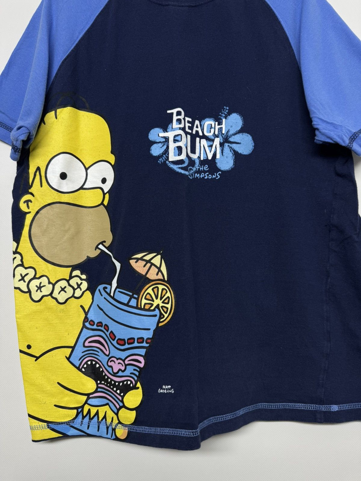 The Simpsons Vintage Y2k The Simpson Homer Big Logo Rate T-Shirt Size US M / EU 48-50 / 2 - 2 Thumbnail