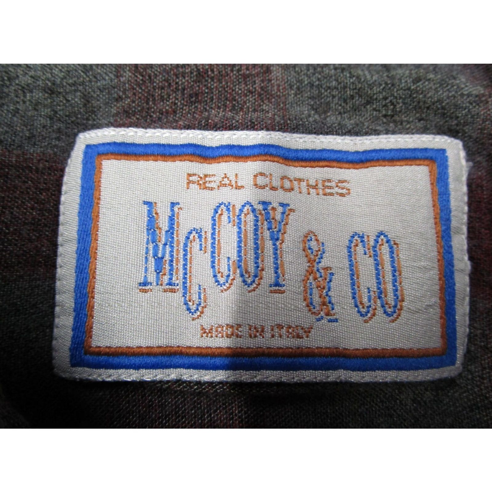 CO VINTAGE McCoy & Co Shirt Mens XL Red Plaid Flannel Long Sleeve Button Up Italy Size US XL / EU 56 / 4 - 3 Thumbnail