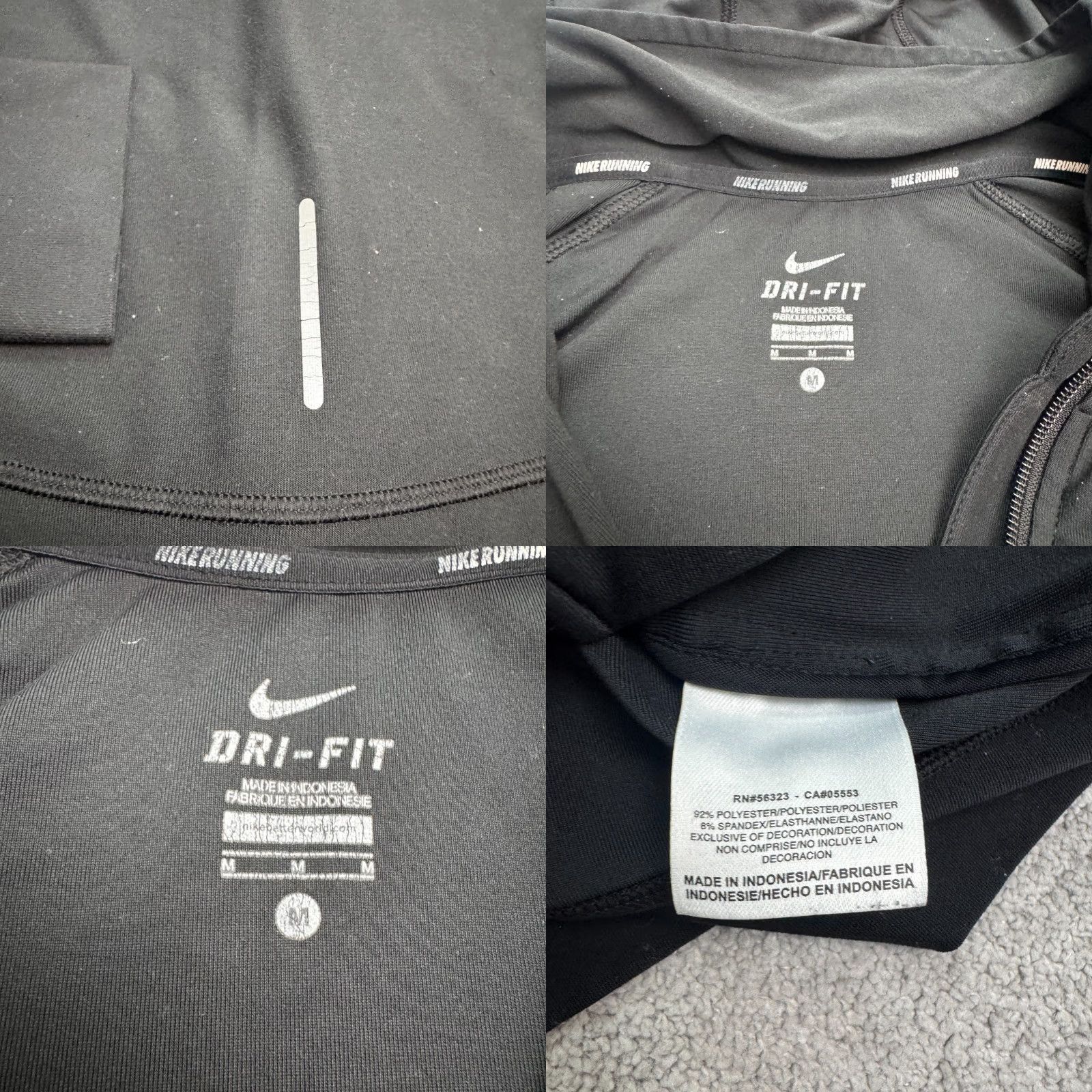 Nike Nike Dri-Fit Hoodie Sweatshirt Womens M Black Full Zip Pockets Activewear Size M / US 6-8 / IT 42-44 - 8 Thumbnail