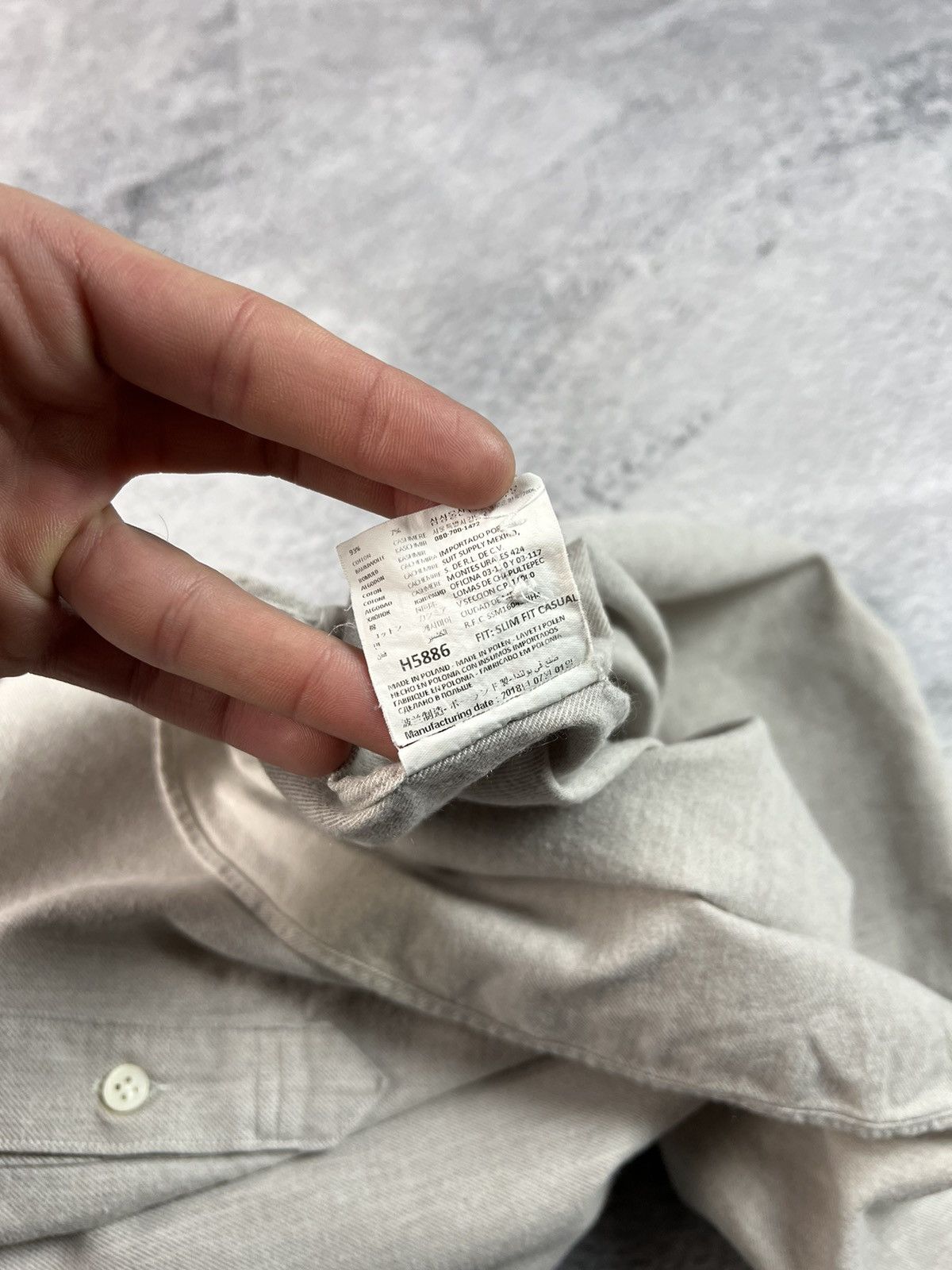 Designer × Suitsupply Suitsupply long sleeve casual shirt Size 40S - 11 Thumbnail