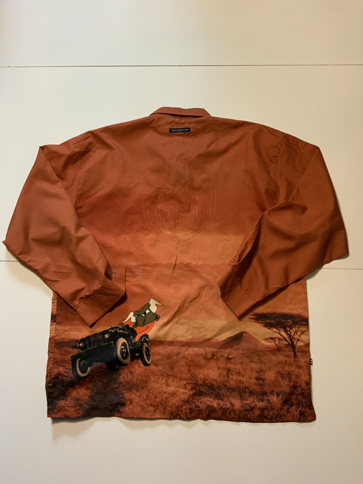 Phat Farm Vintage Phat Farm S.U.G. Sport Bull Racing Button Shirt Size US XXL / EU 58 / 5 - 3 Thumbnail