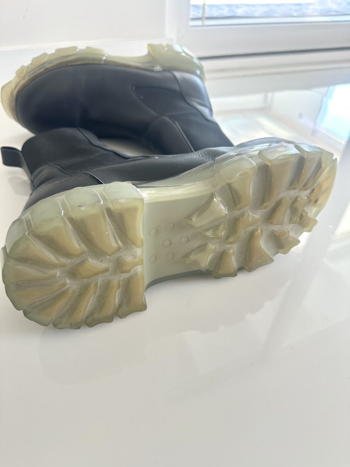 Rick Owens Rick Owens Bozo Tractor Boots Translucent Sole Size US 9 / EU 42 - 4 Thumbnail
