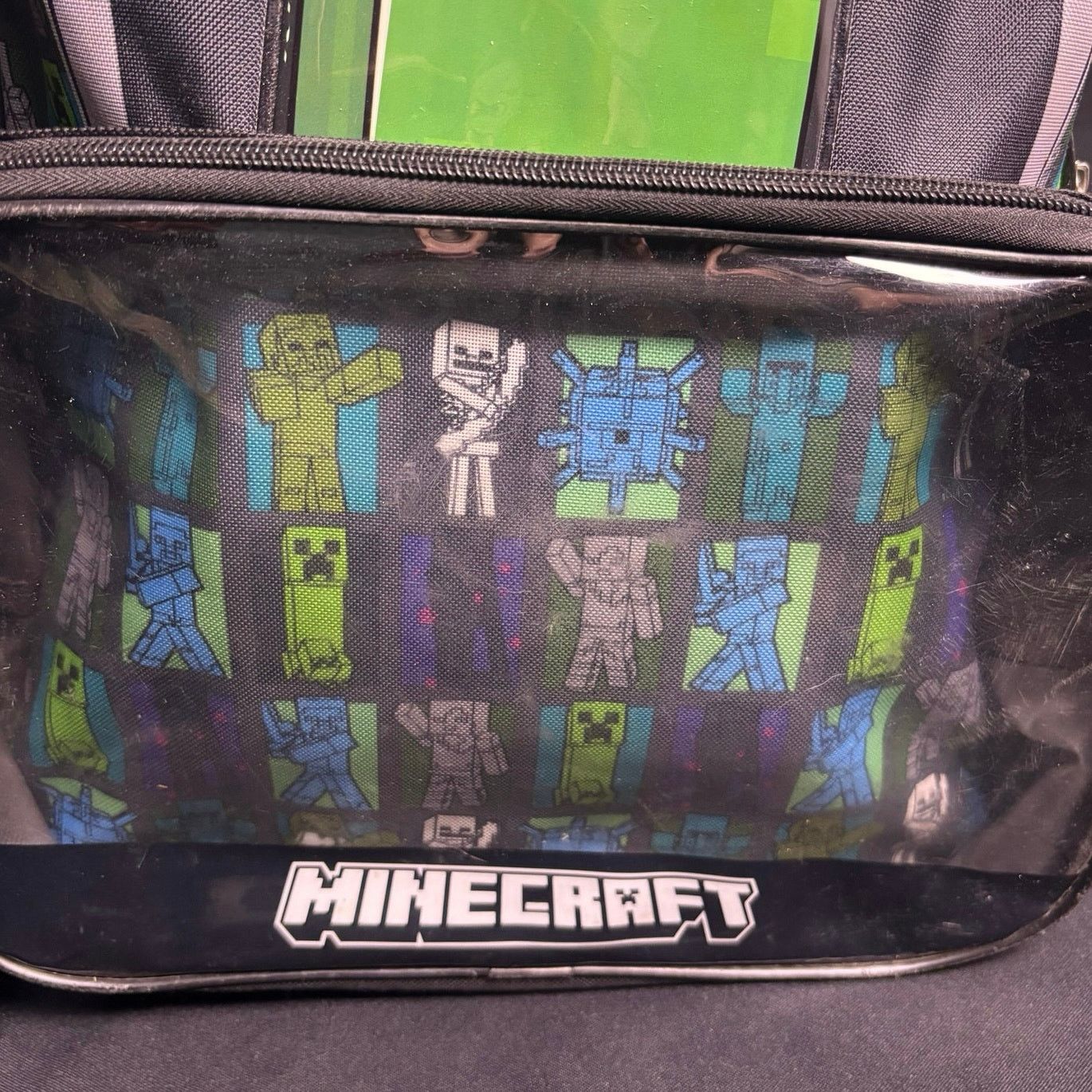 Other Green Bioworld Minecraft Creeper Backpack Size ONE SIZE - 3 Thumbnail