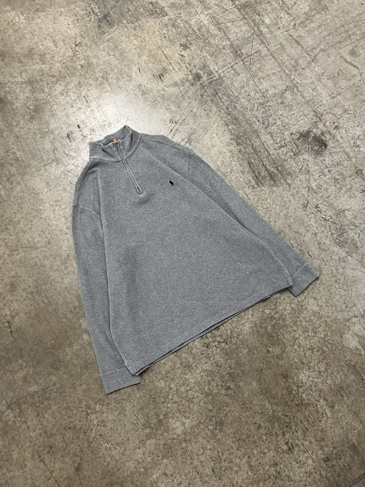 Polo Ralph Lauren × Vintage Polo Ralph Lauren vintage 1/4 zip sweatshirt preppy hype Size US L / EU 52-54 / 3 - 1 Thumbnail