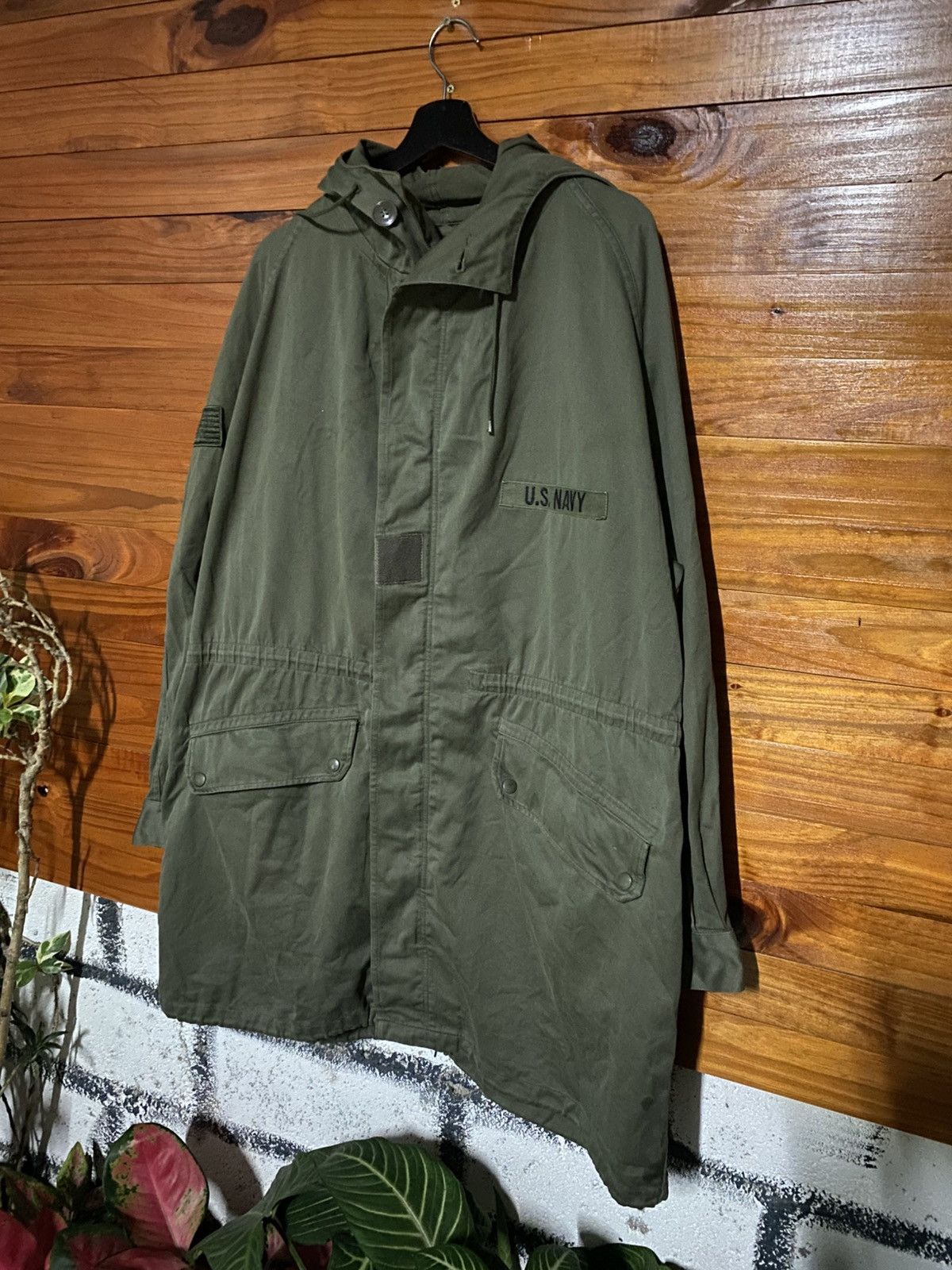 Vintage Vintage 1981 SOCOVET U.S. Navy Fishtail Parka – Olive Green Size US L / EU 52-54 / 3 - 4 Thumbnail