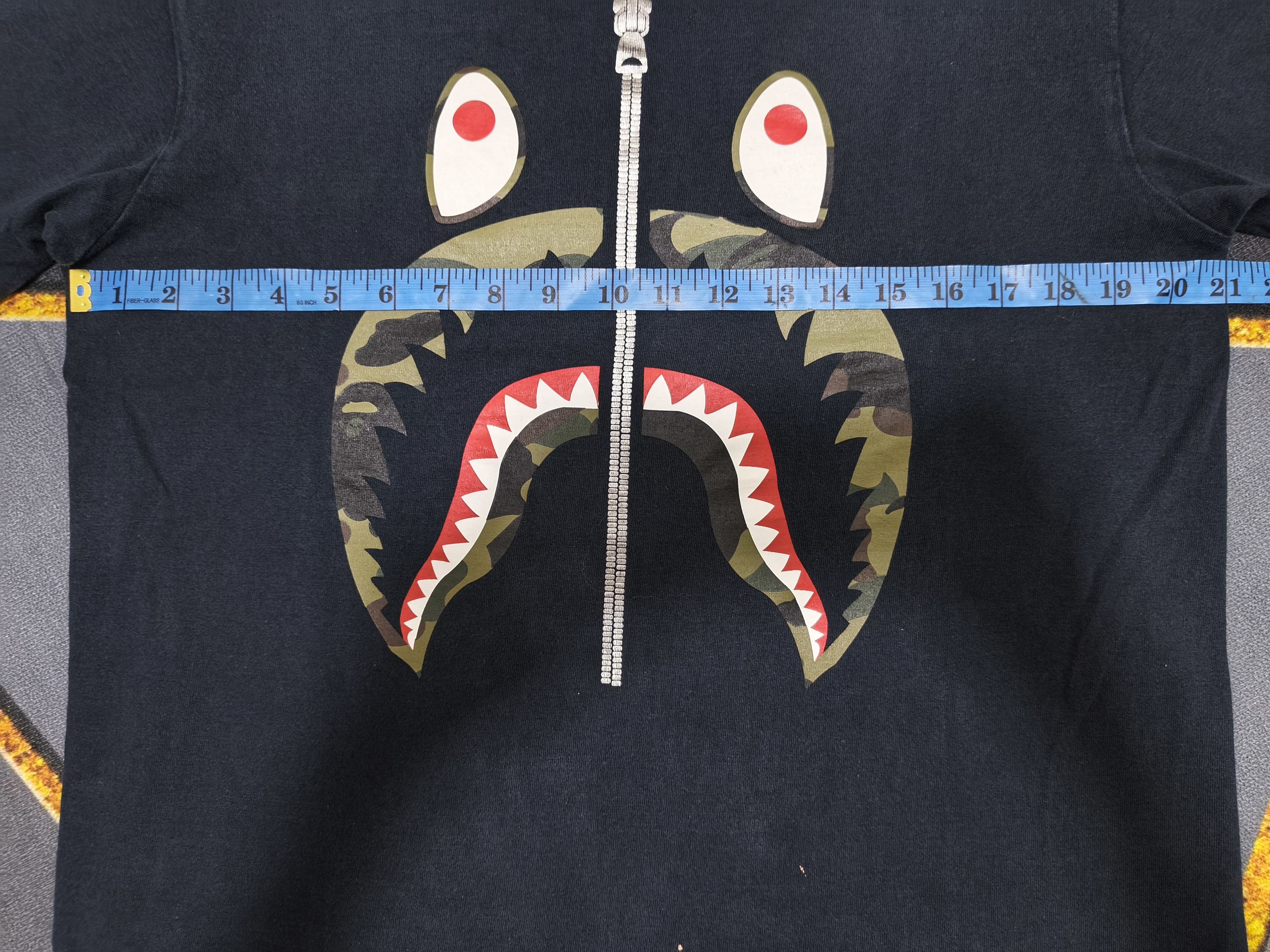 Bape BAPE Shark Face Camo Zip Tee – A Bathing Ape Size US L / EU 52-54 / 3 - 6 Thumbnail