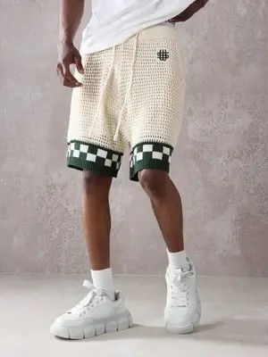 Jean Kanako x Nanae Knittedl Vintage Retro OldMoney Shorts Size US 34 / EU 50 - 2 Thumbnail