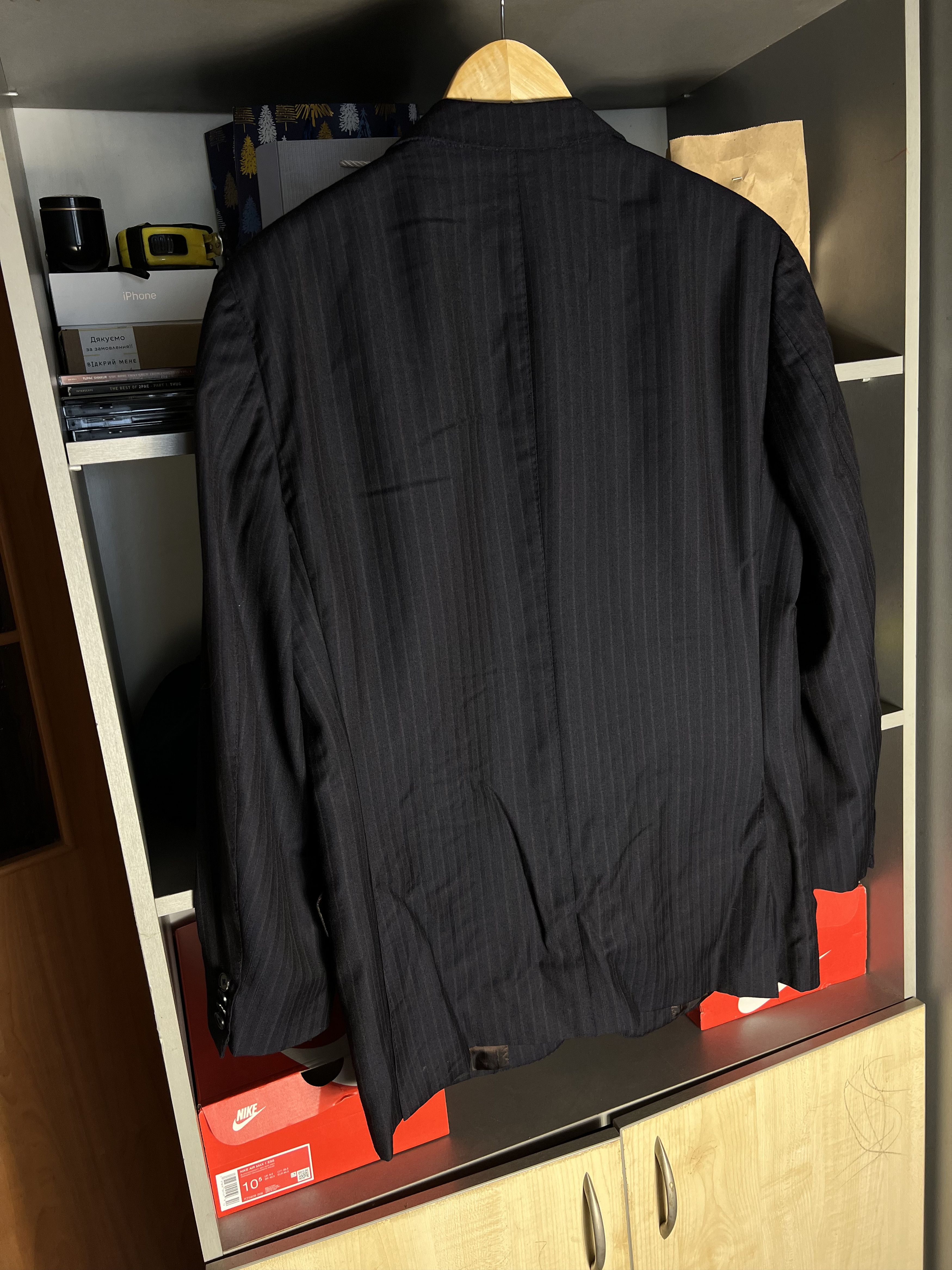 Ermenegildo Zegna Vintage Ermenegildo Z Zegna Italian Designer Blazer Classic Size 50R - 6 Thumbnail