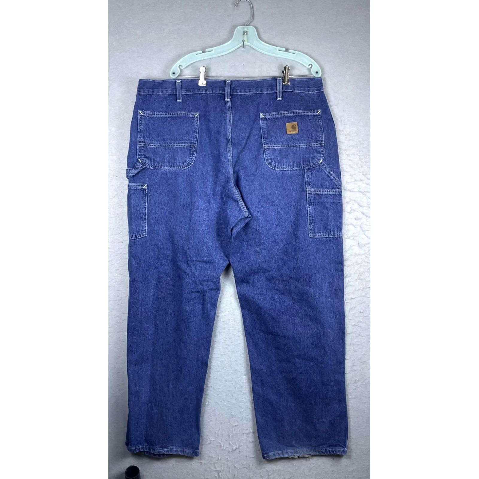 Carhartt Carhartt Jeans Mens 42x32 Blue Medium Wash Relaxed Fit Dungaree Workwear B13 Size US 42 / EU 58 - 7 Thumbnail
