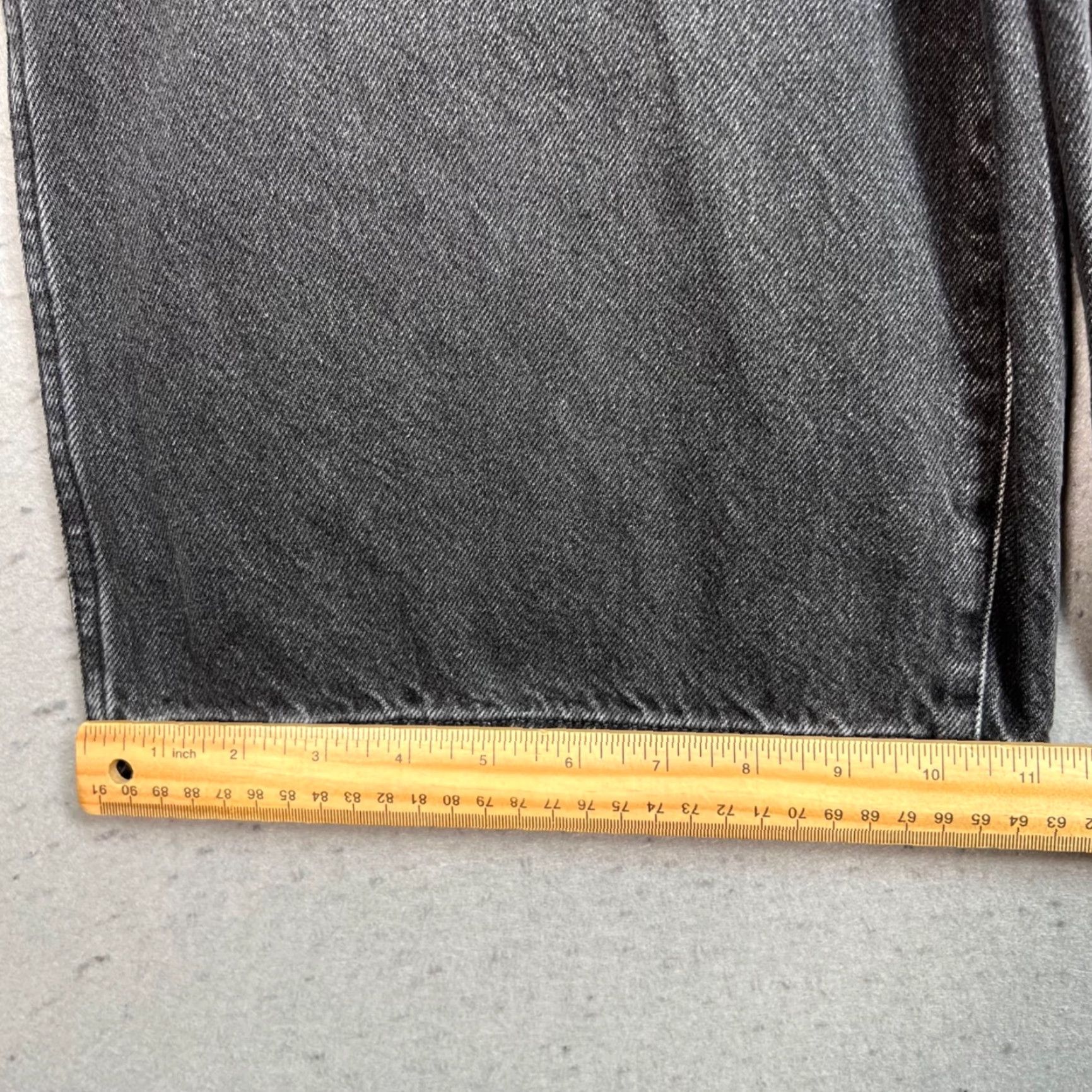Madewell Madewell Jeans Cropped Wide-Leg Washed Black Denim Size 26 Womens Size 26" / US 2 / IT 38 - 7 Thumbnail