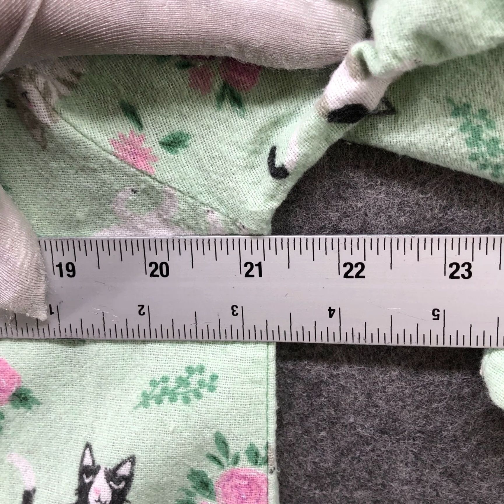 Vintage Cozee Corner Nightgown Flannel Womens L Green Cat Print Floral Nightgown Cat Lady Nightgown Size ONE SIZE - 7 Thumbnail