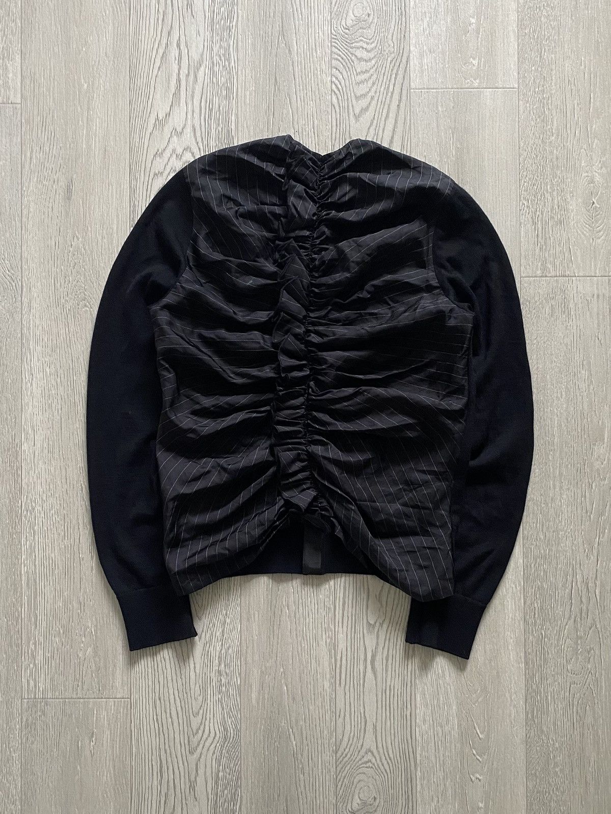 Comme des Garcons × Japanese Brand × Noir Kei Ninomiya Noir Kei Ninomiya Comme des Garcones Women's Ruffled Blouse Size M / US 6-8 / IT 42-44 - 1 Thumbnail
