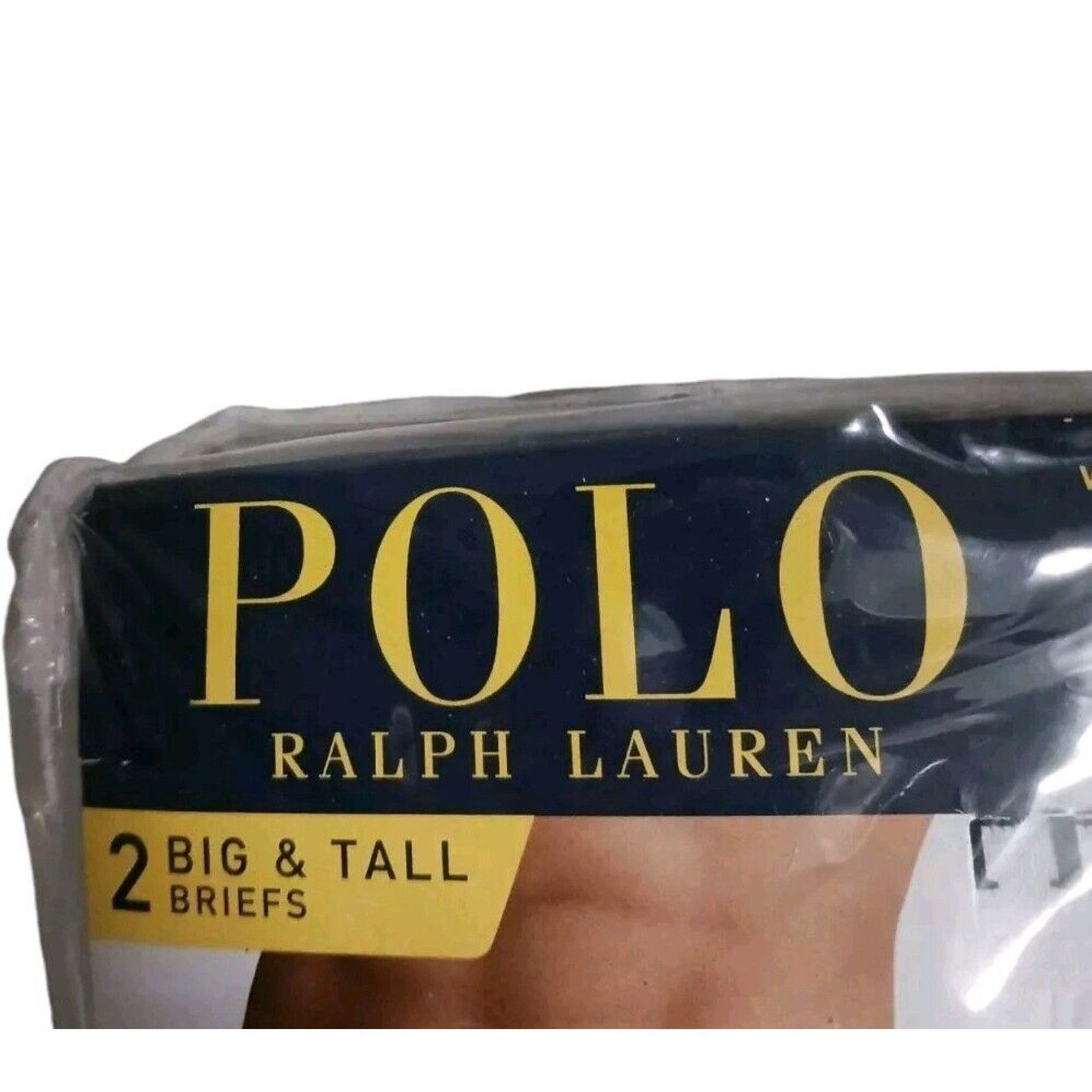 Ralph Lauren 3X 2 Pack Polo Ralph Lauren Briefs 50-52" White COTTON TALL Size 46 - 5 Thumbnail