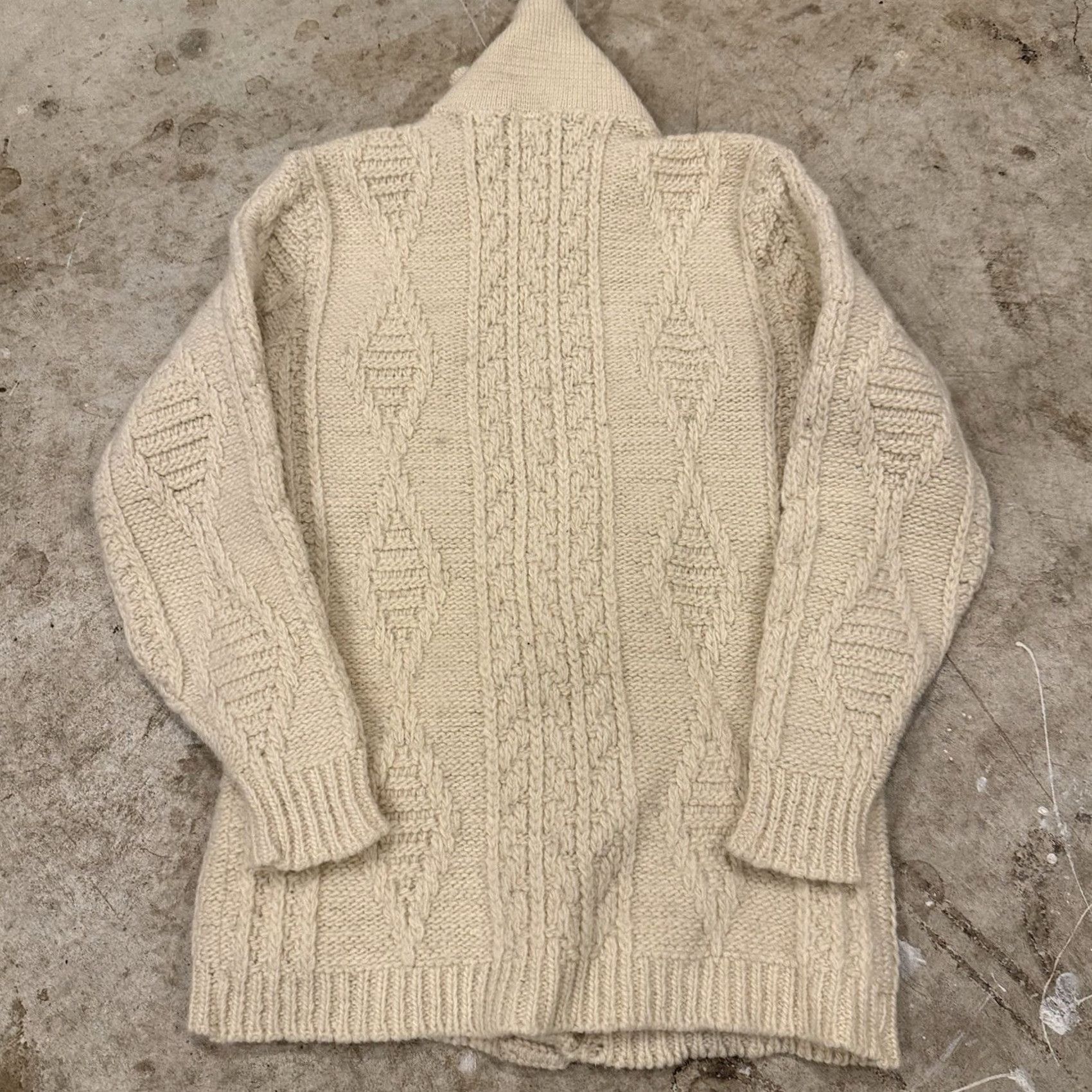 Pendleton VINTAGE Pendleton Button Up Collared Sweater Wool Size Medium Beige M Rockabilly Quality Men’s Ladies? Size US M / EU 48-50 / 2 - 2 Thumbnail