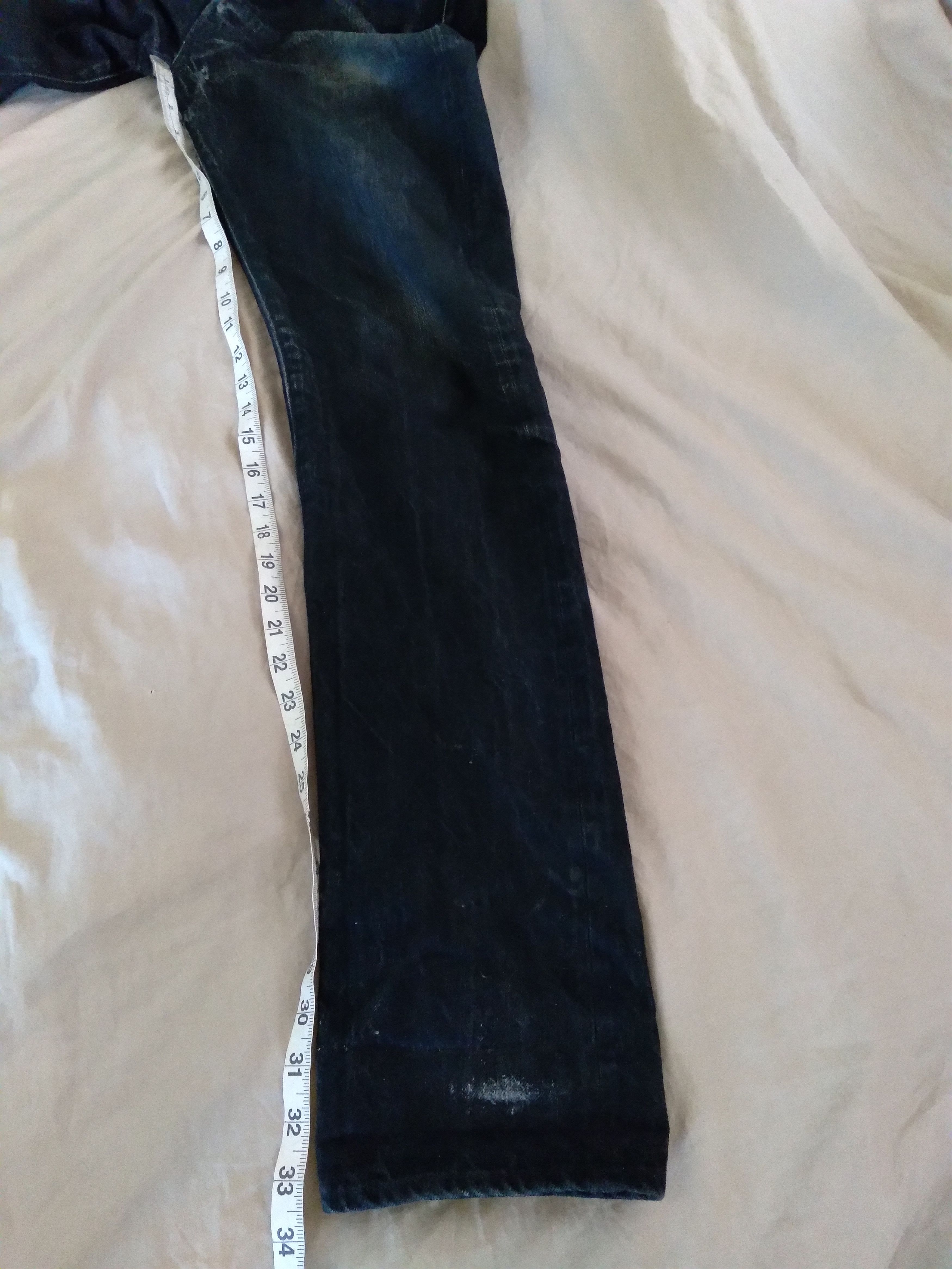 Acne Studios × Orslow Raw Selvedge Black Denim Jeans made in Japan small 30 Size US 30 / EU 46 - 8 Thumbnail