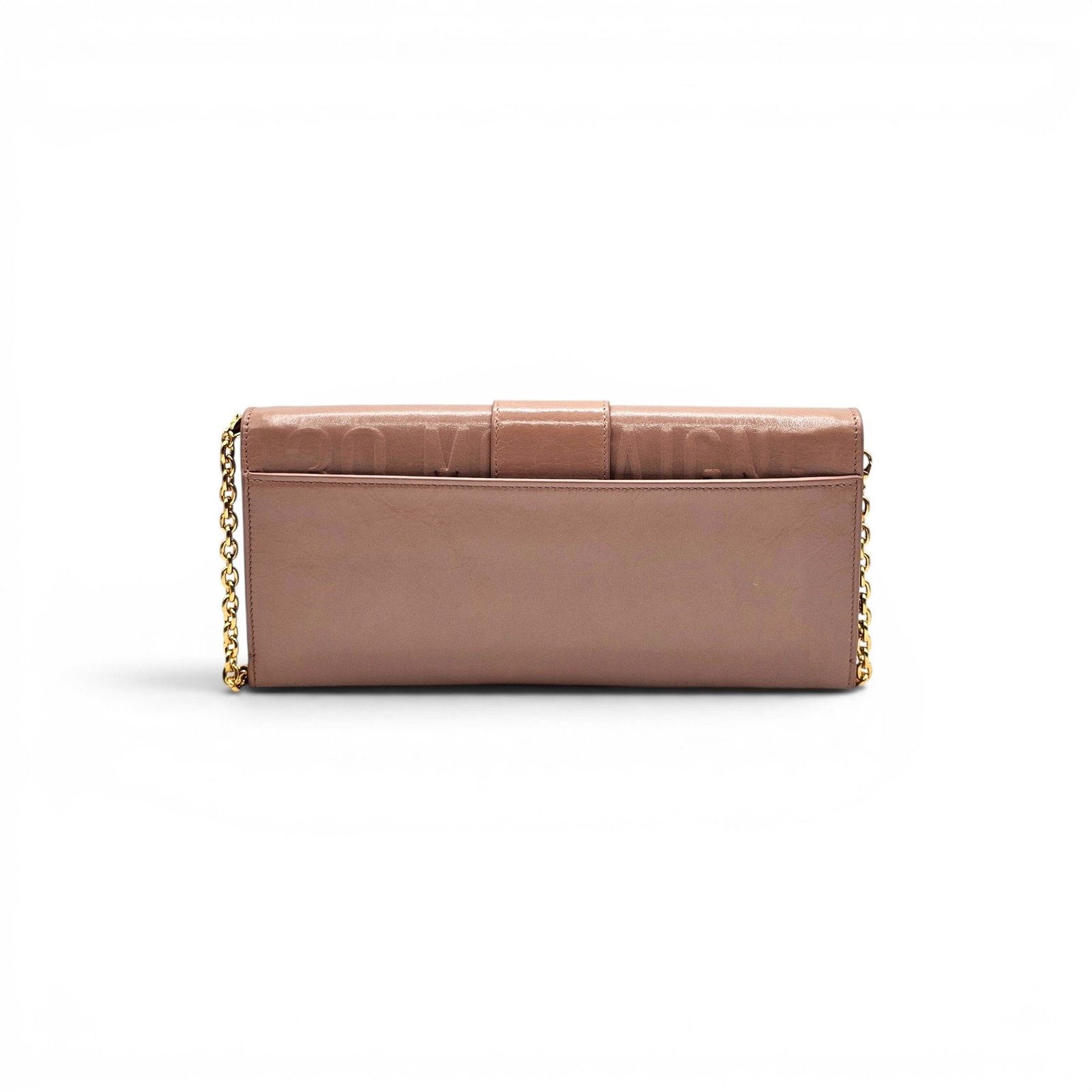 Dior 30 Montaigne Leather Pouch Clutch Bag in Mauve Pink Size ONE SIZE - 3 Thumbnail
