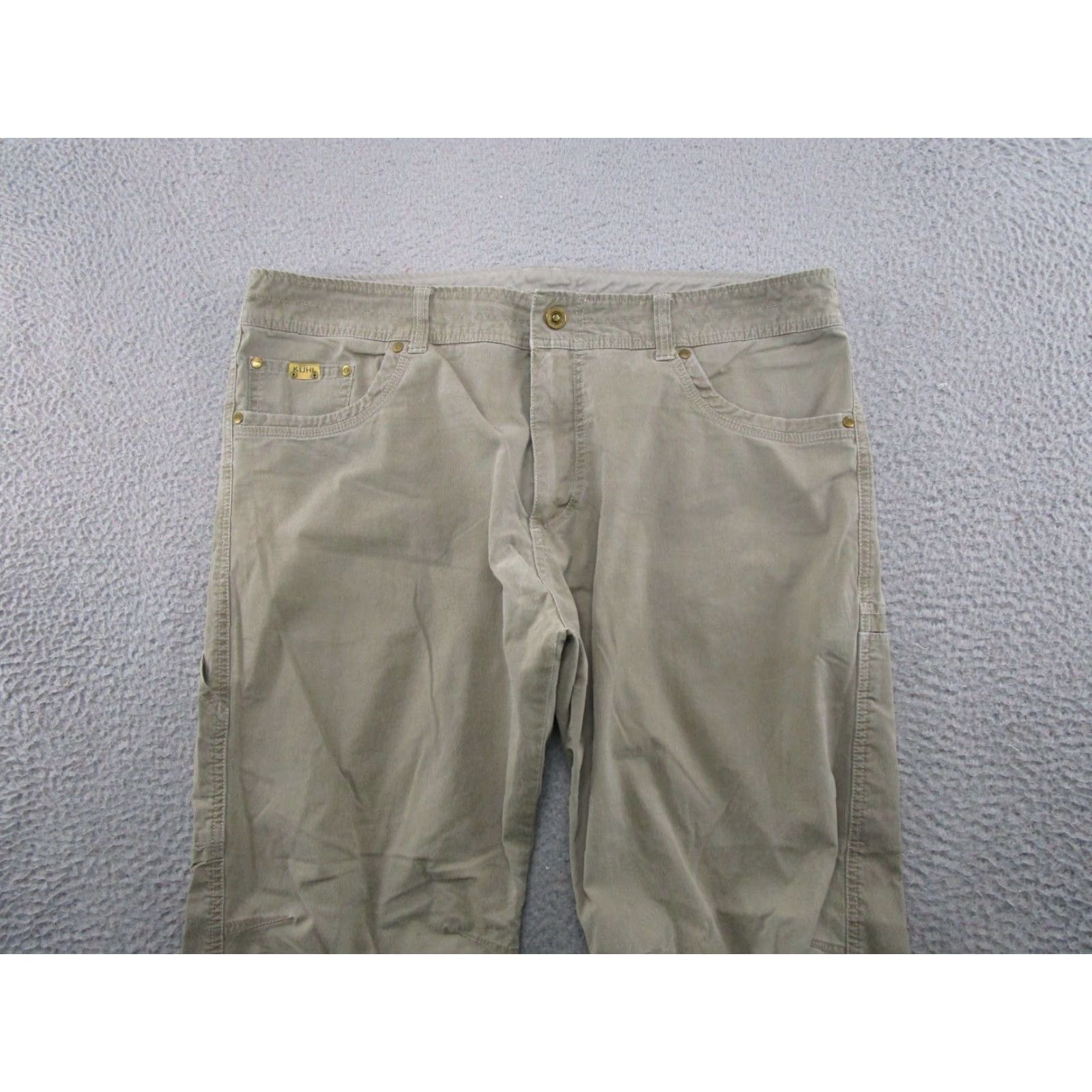 Vintage Kuhl Revolvr Pants Mens 40x32 Beige Stretch Outdoor Hiking Casual 5232 Durable Size US 40 / EU 56 - 3 Thumbnail