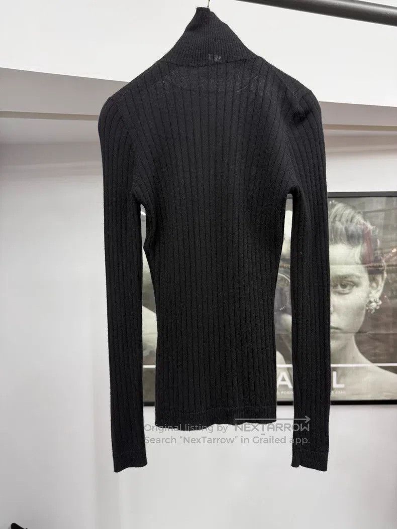 Dior Dior Black Turtleneck Knitted Undershirt Size XXS / US 00 / IT 34 - 3 Thumbnail