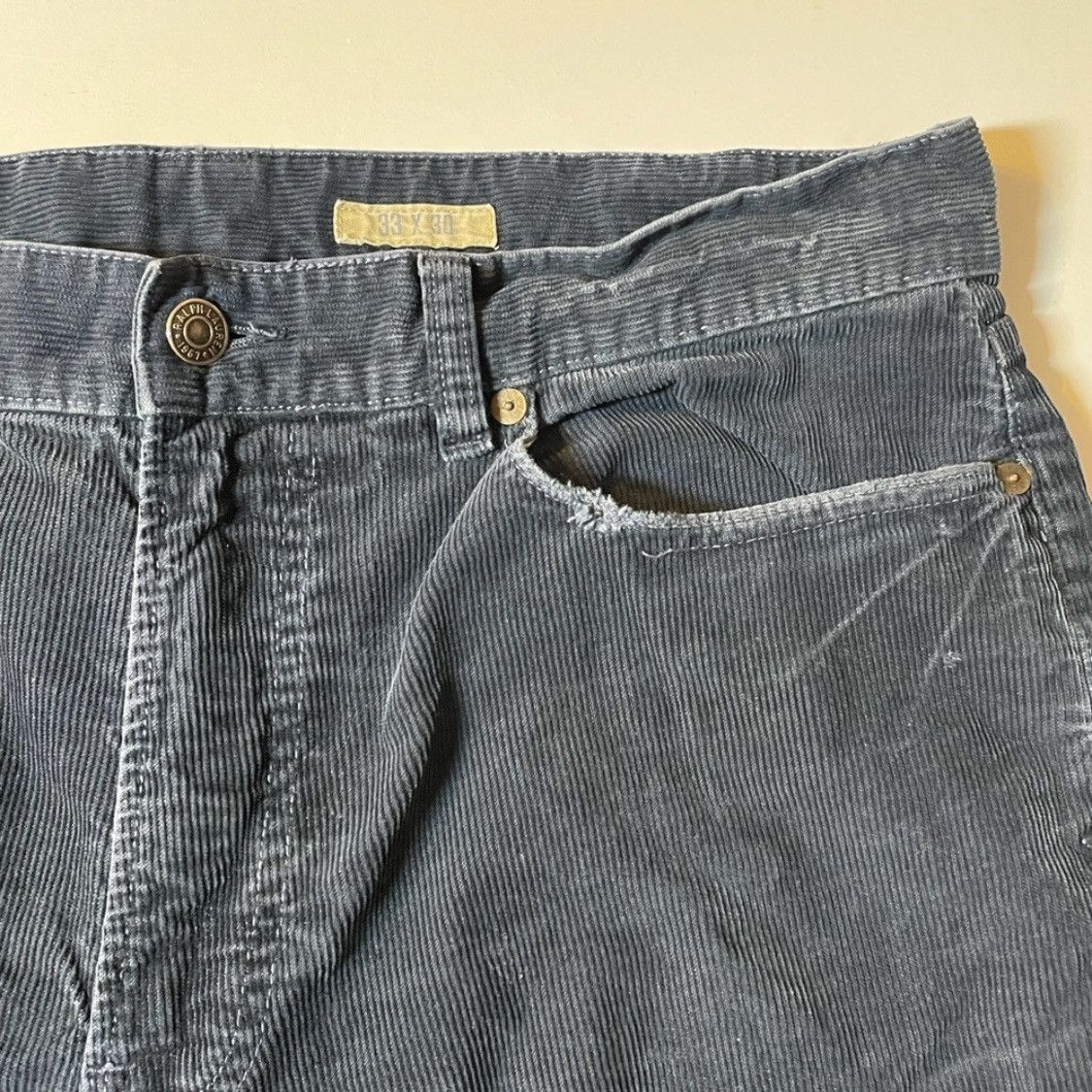 Polo Ralph Lauren Polo Ralph Lauren Corduroy Pants Size US 33 - 4 Thumbnail