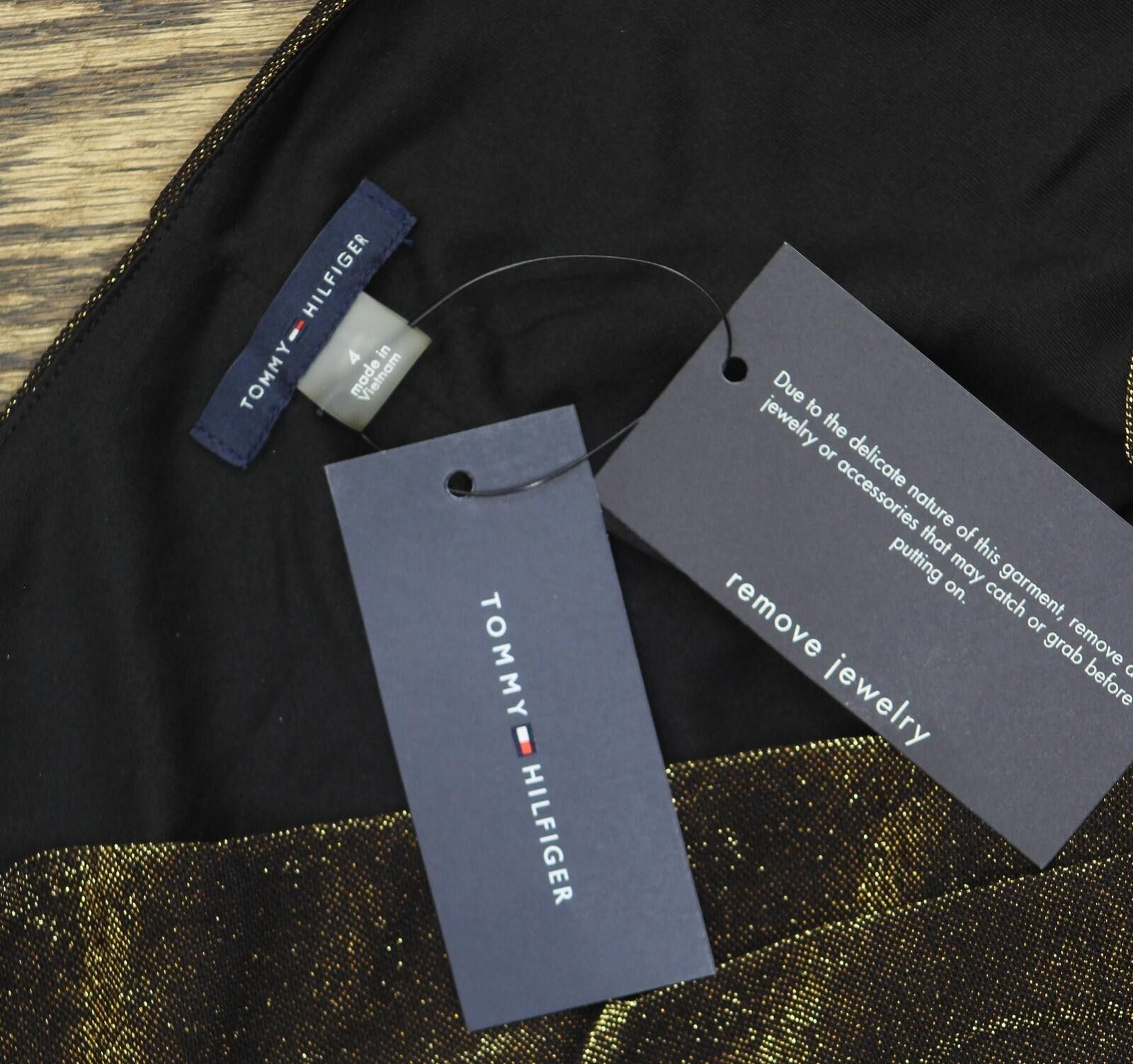 Tommy Hilfiger Nwt Tommy Hilfiger Sleeve Fit Flare Dress Bronze / Black 4 Size S / US 4 / IT 40 - 3 Thumbnail