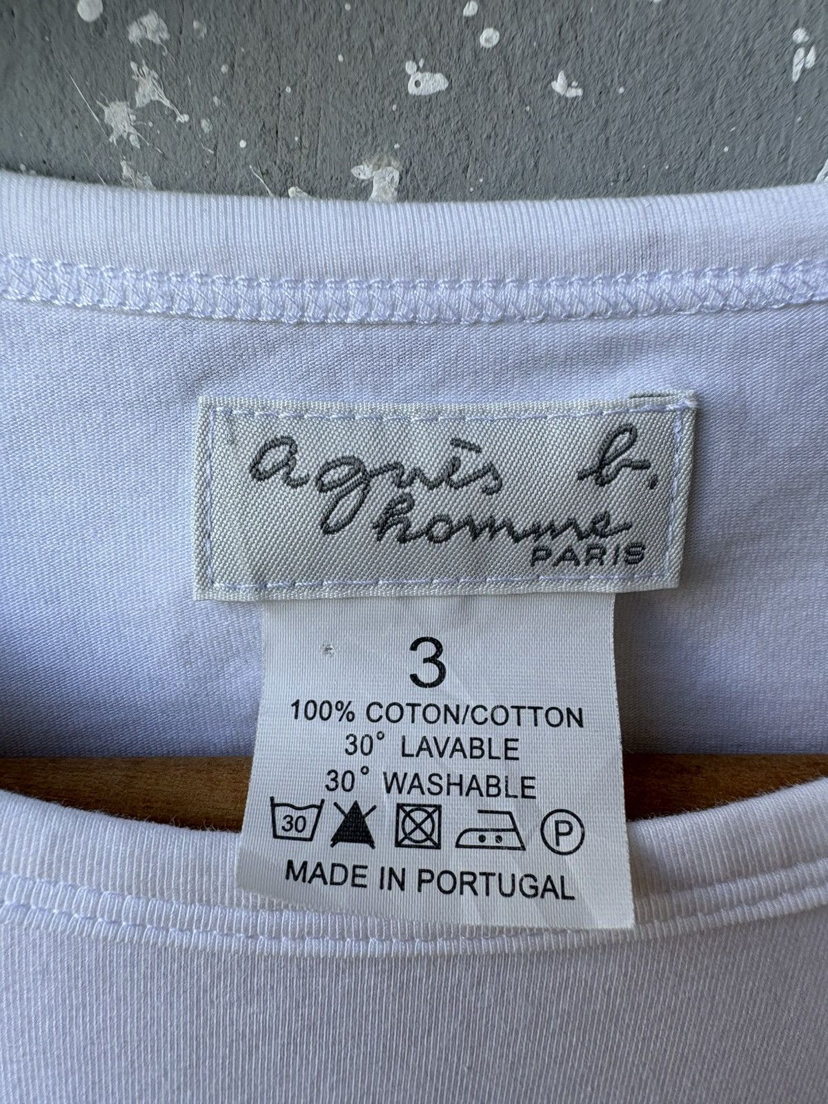 agnes b. Agnes B. Homme Signature Logo Long Sleeve Tee Size S / US 4 / IT 40 - 5 Thumbnail