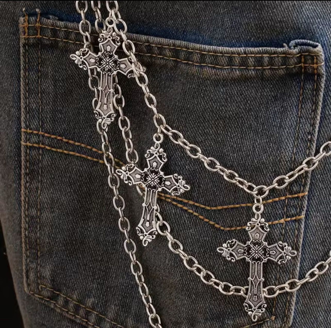 Other Waist Chain Cross Size ONE SIZE - 4 Thumbnail