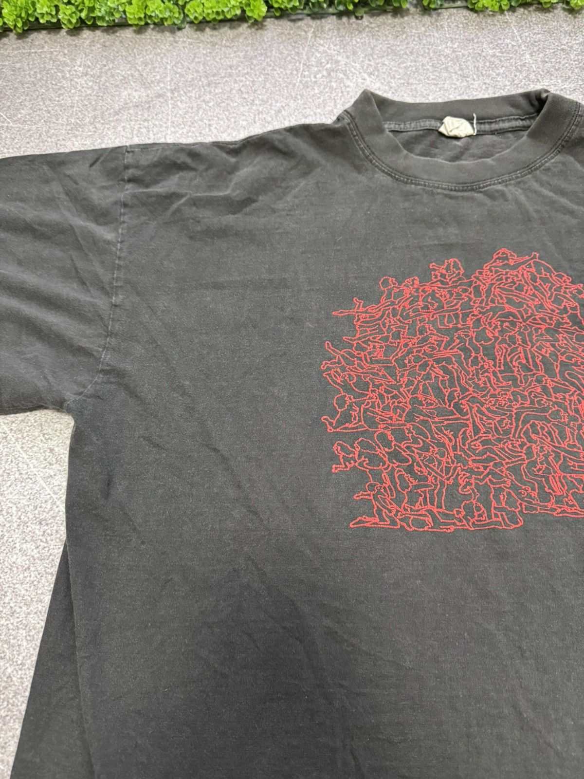 Vintage Sex Orgy Group Therapy XL T shirt Black Vintage Faded y2k Size US XL / EU 56 / 4 - 11 Thumbnail