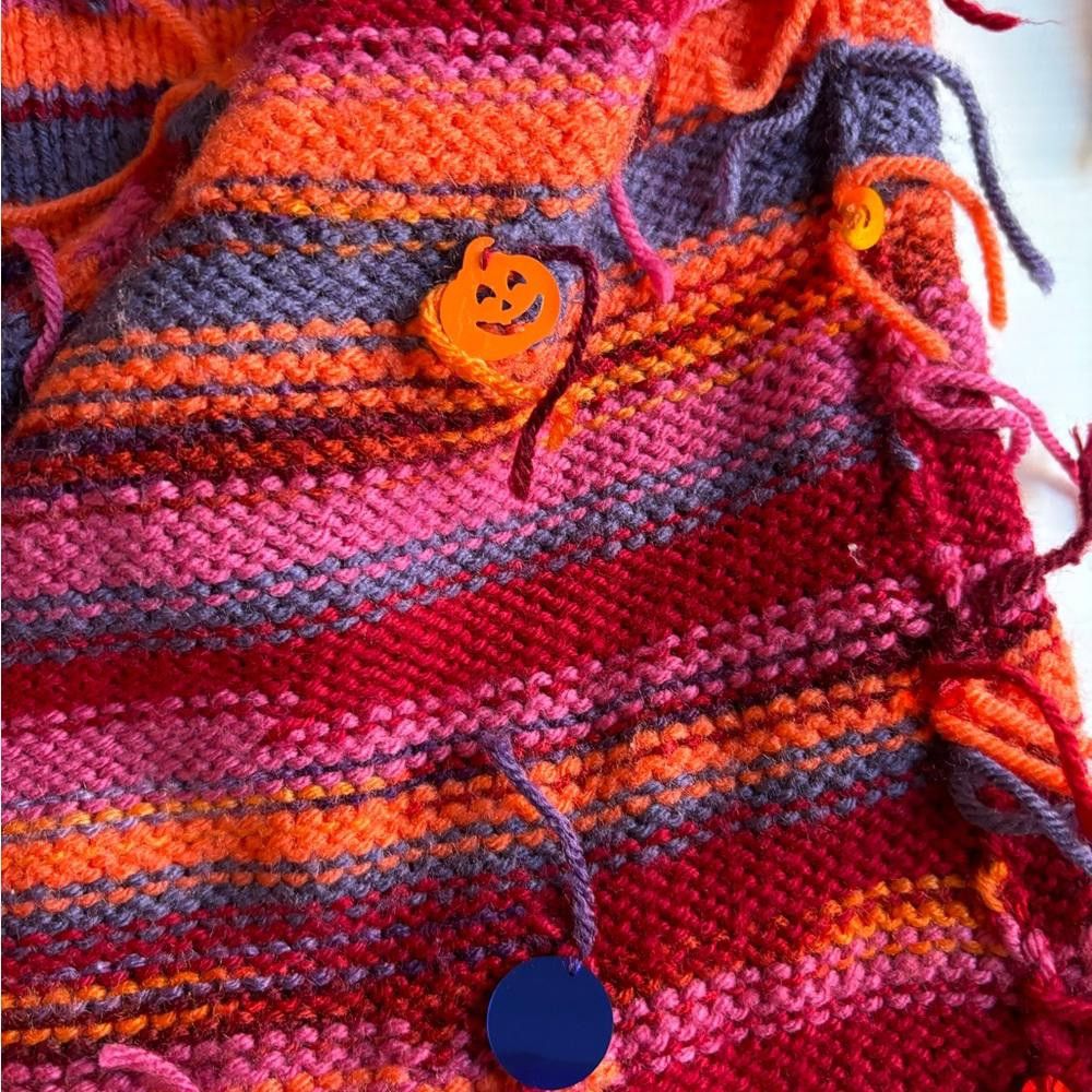 Designer Grunge knitted halloween sweater Size M / US 6-8 / IT 42-44 - 3 Thumbnail