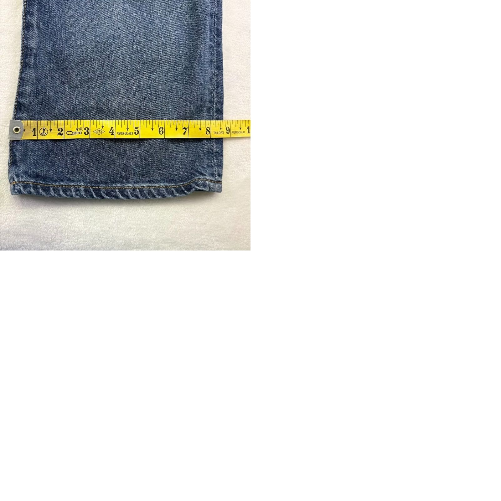 Gap VINTAGE Gap 1969 Jeans Bootcut Men 30x29 Denim Blue 5-Pocket, Medium Wash, Distressed, Regular Mens Size US 30 / EU 46 - 9 Thumbnail