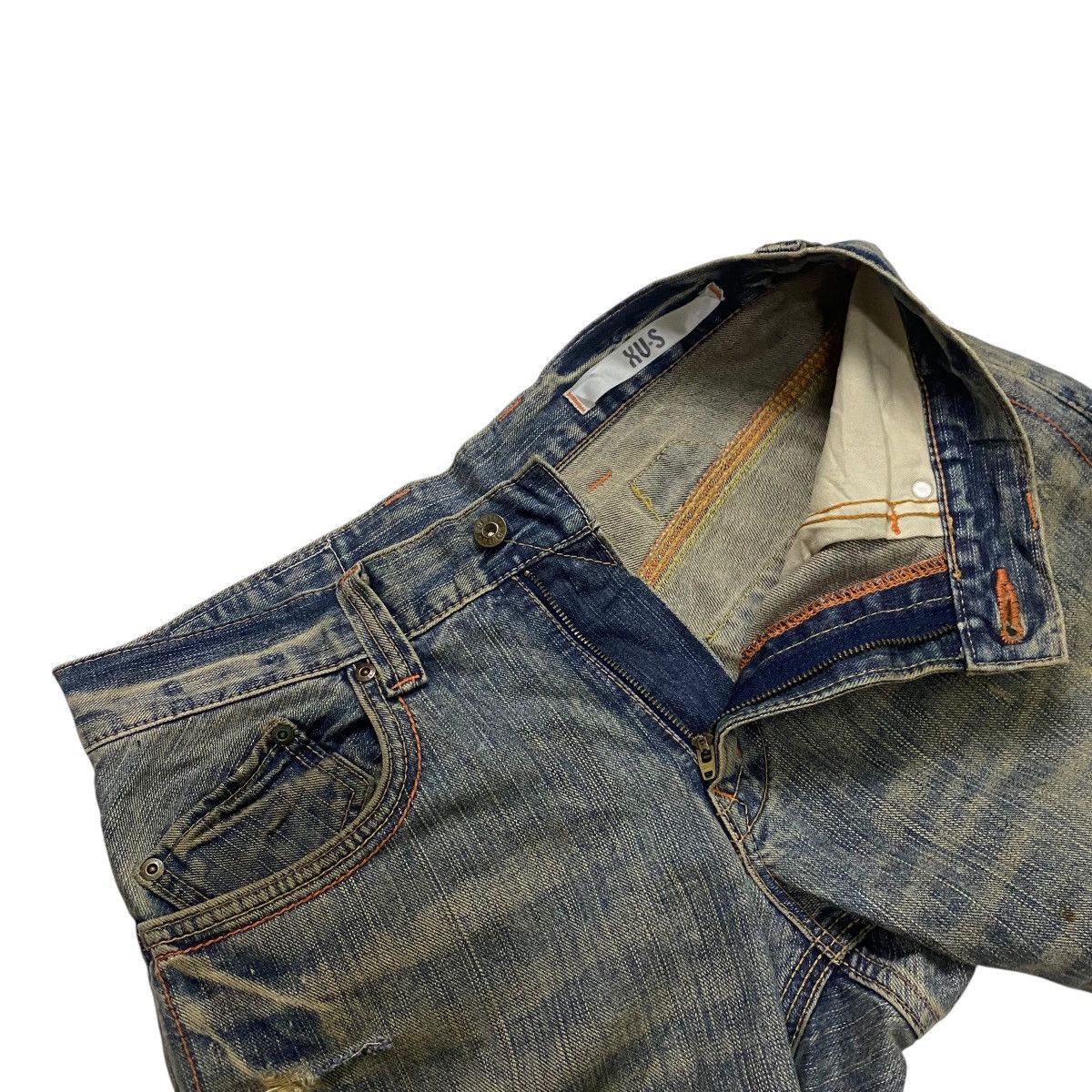 Edwin × Japanese Brand × Vintage Edwin xvs distressed flare pant Size US 33 - 5 Thumbnail