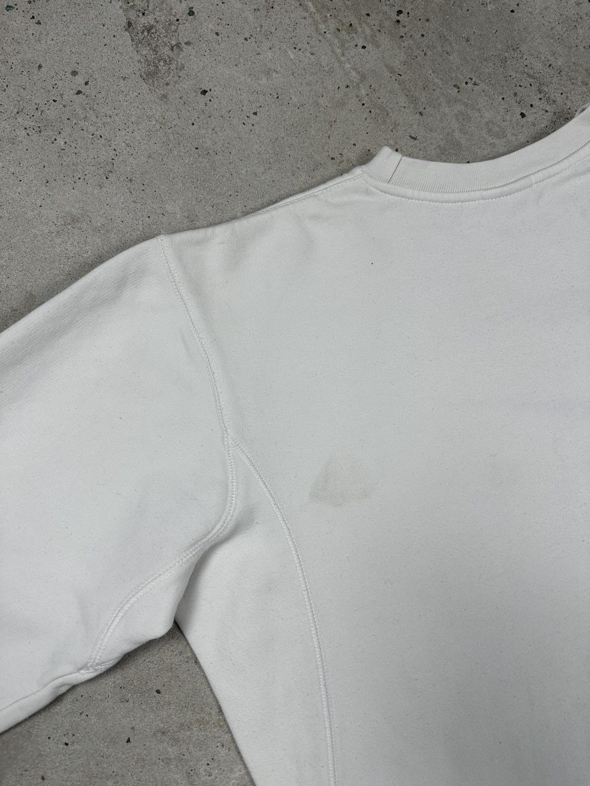 Nike × Vintage Vintage Y2K Nike White Center Big Swoosh Crewneck Size US S / EU 44-46 / 1 - 14 Thumbnail