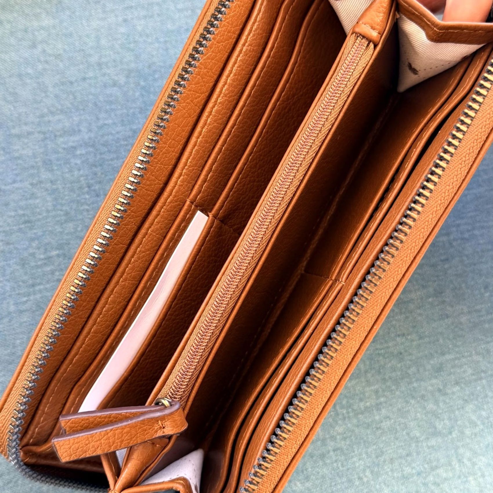 Lucky Brand Lucky Brand Wristlet Wallet Set Womens One Size Brown Leather Card Case Clover Size ONE SIZE - 6 Thumbnail