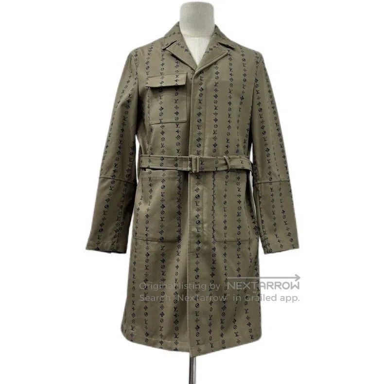 Louis Vuitton Louis Vuitton Nigo full print presbyopic trench coat Size US S / EU 44-46 / 1 - 1 Thumbnail