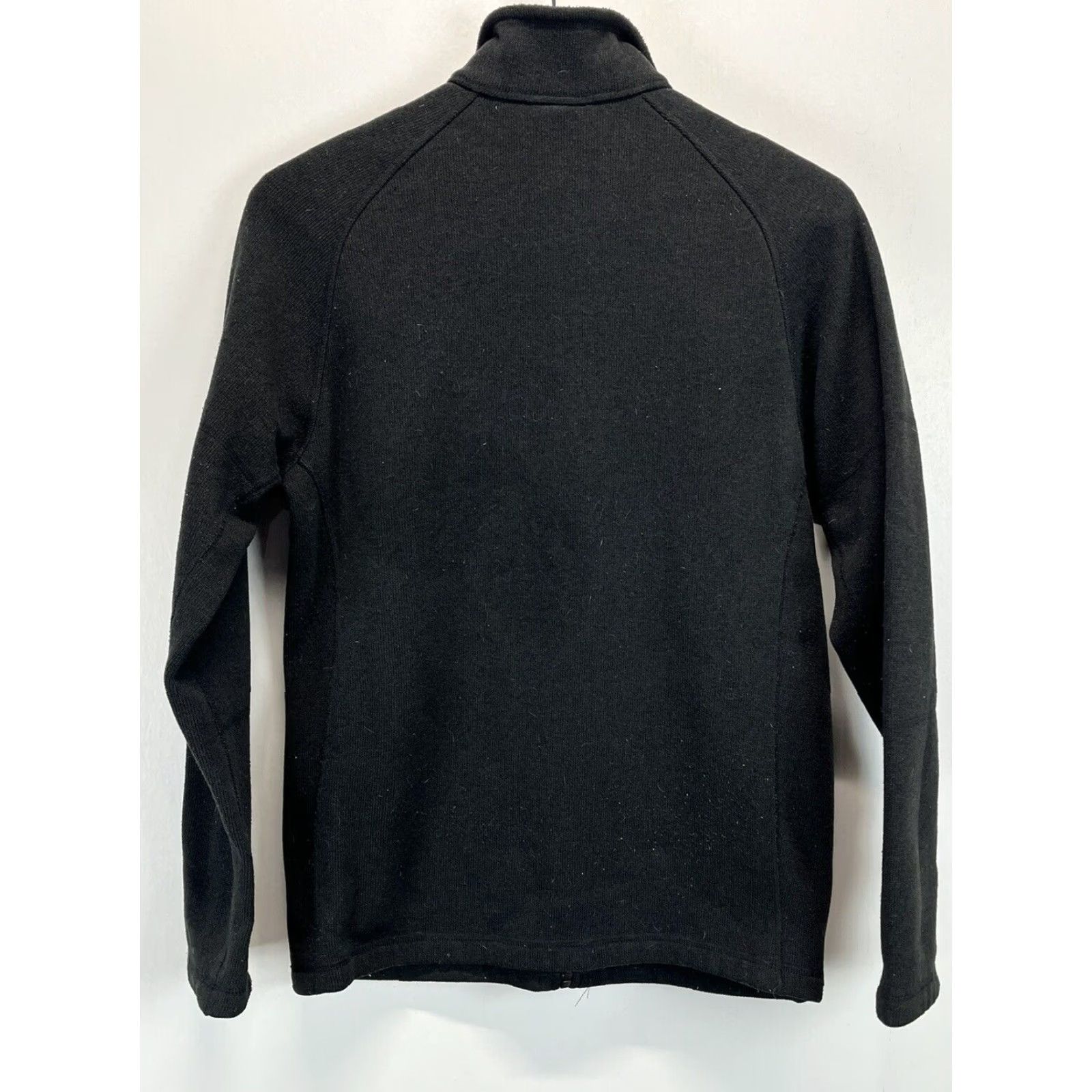 The North Face The North Face Knit Sweater Jacket sz Medium Mens Black Full Zip Fleece Lined Size M / US 6-8 / IT 42-44 - 2 Thumbnail